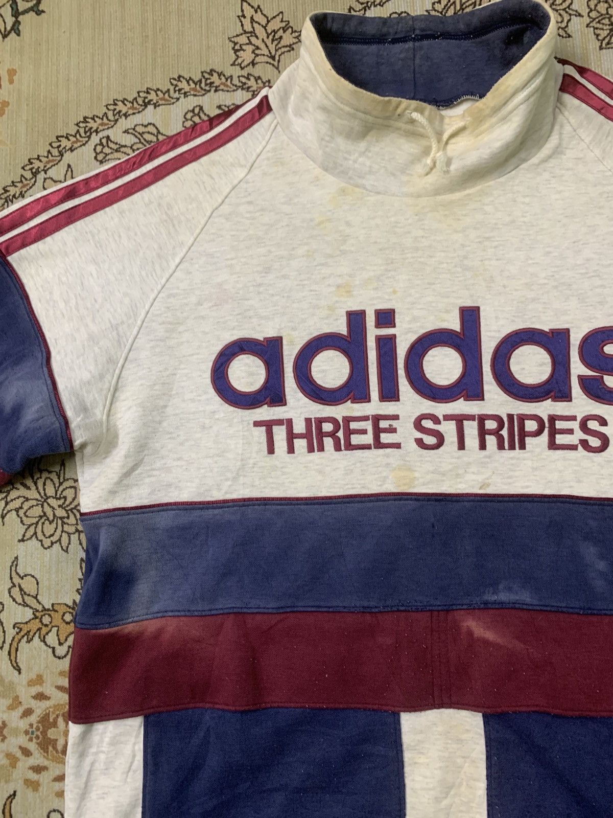 Adidas VINTAGE ADIDAS SWEATSHIRTS 90s BIG LOGO Size US M / EU 48-50 / 2 - 9 Thumbnail