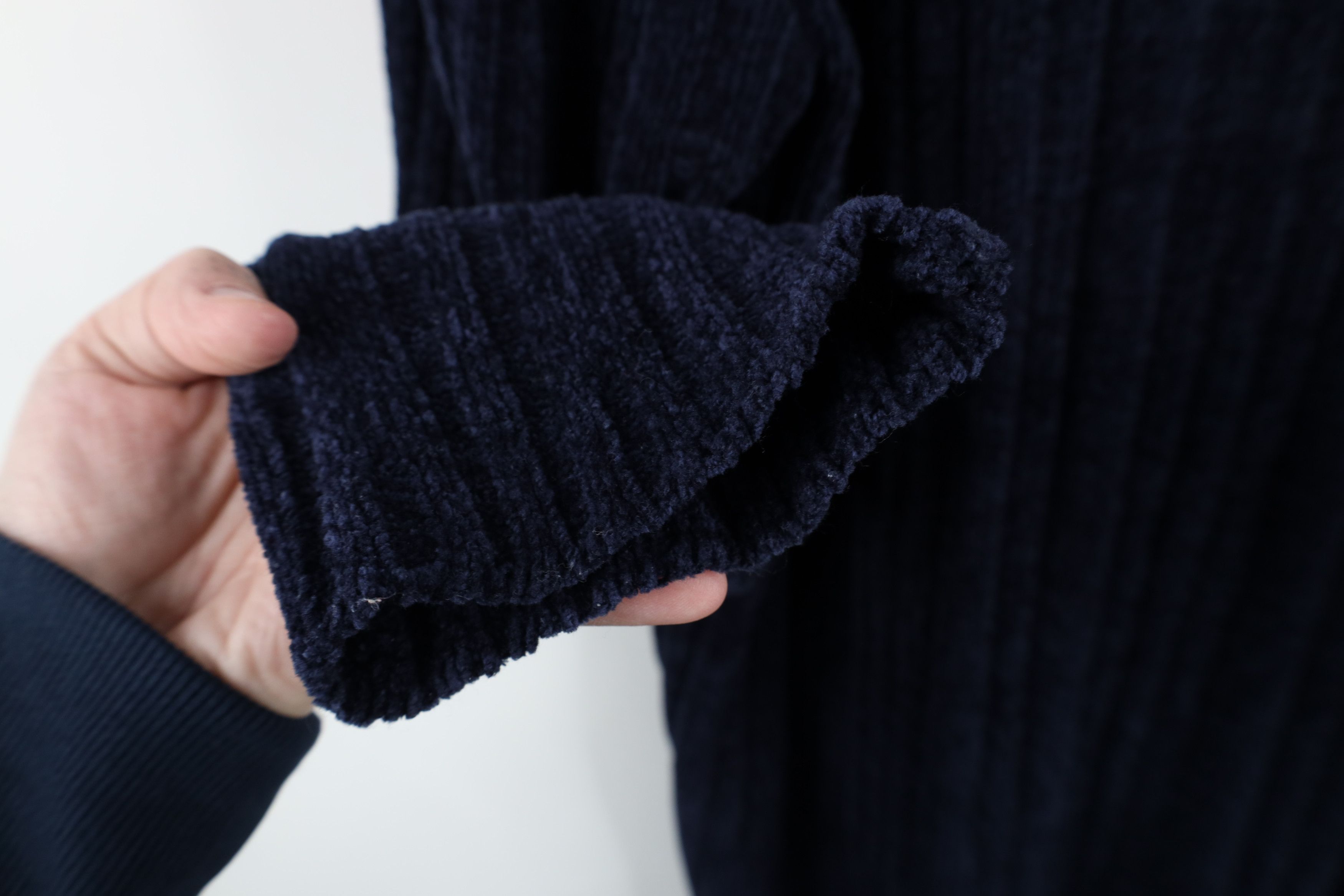 Vintage Vintage 90s Streetwear Block Ribbed Knit Fleece Sweater Size US XL / EU 56 / 4 - 7 Thumbnail