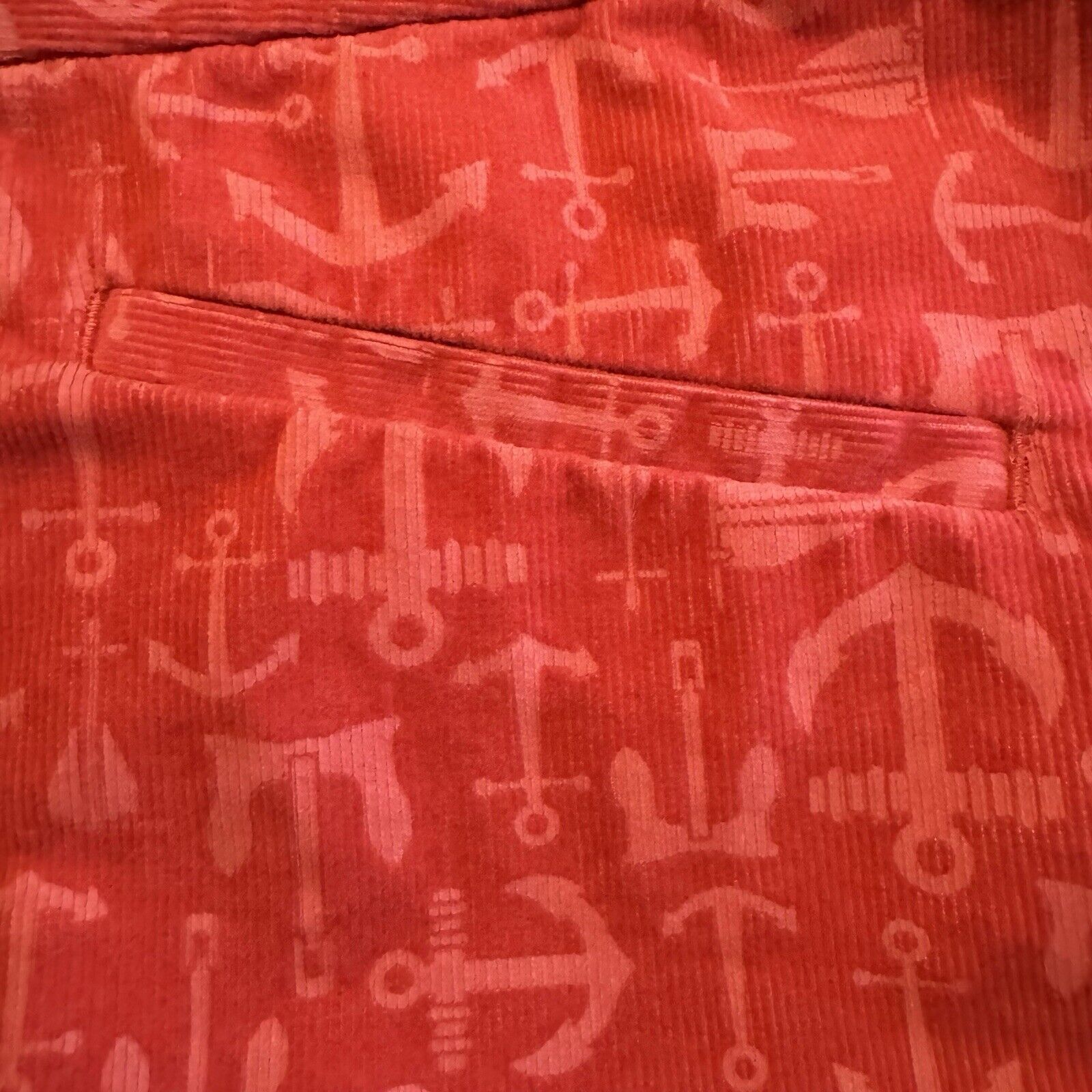 Vineyard Vines Vineyard Vines Shep Ian Skirt Sz 8 Corduroy Anchor Print Size 30" / US 8 / IT 44 - 4 Thumbnail