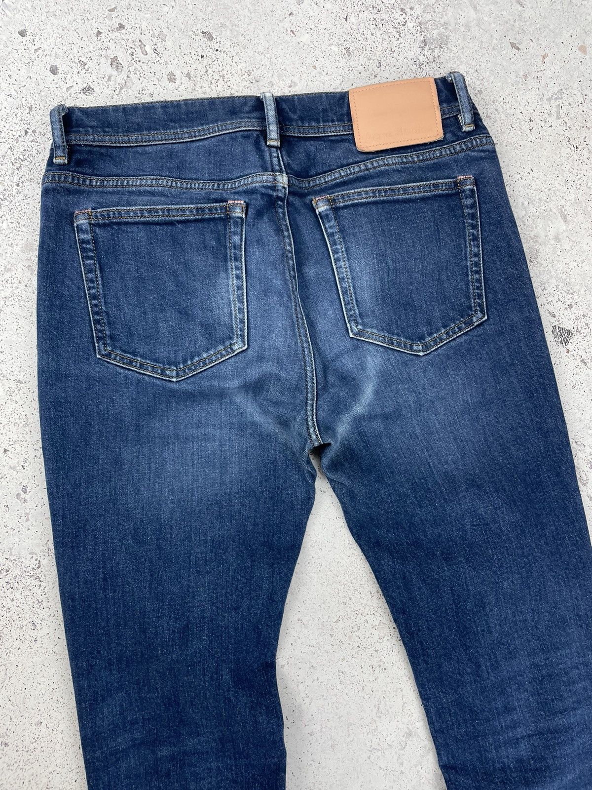 Acne Studios Acne Studios Skinny Fit Jeans North-Dark Blue Size US 30 / EU 46 - 8 Thumbnail