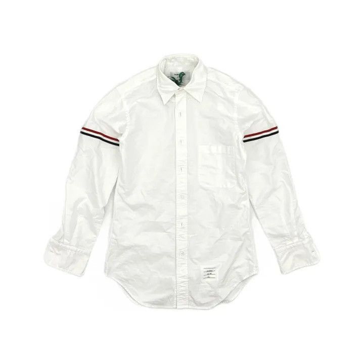 Thom Browne Thom Browne Classic Long Sleeve Oxford Shirt -2507 Size US S / EU 44-46 / 1 - 8 Thumbnail