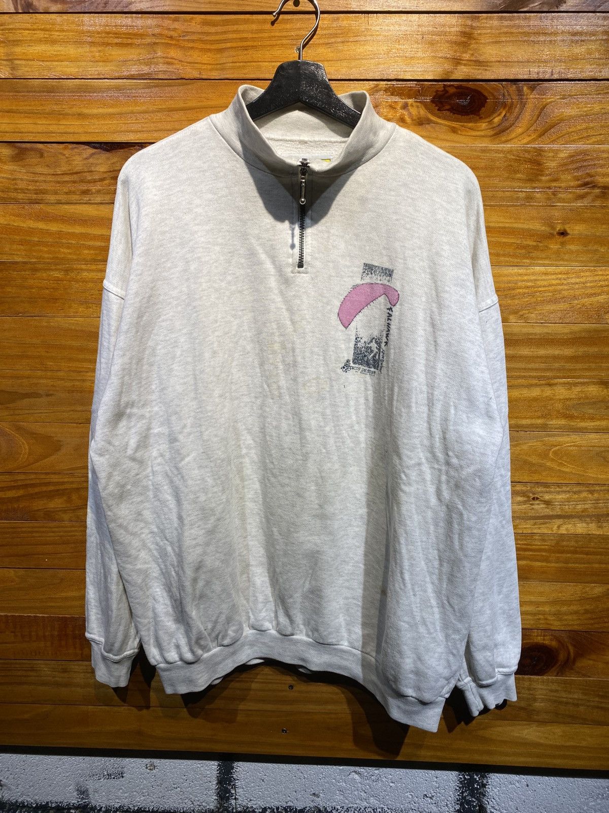 Vintage Vintage Switcher Paragliding Quarter-Zip Sweatshirt Swiss Size US L / EU 52-54 / 3 - 7 Thumbnail