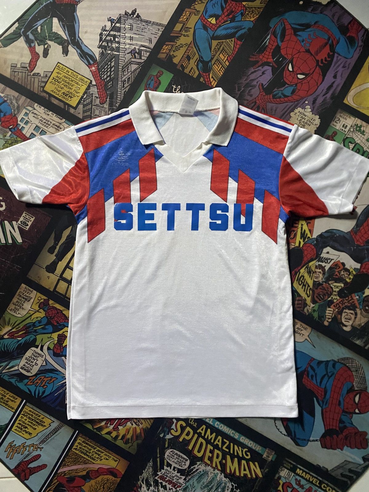 Adidas Adidas Vintage 90s jersey Size US S / EU 44-46 / 1 - 1 Thumbnail