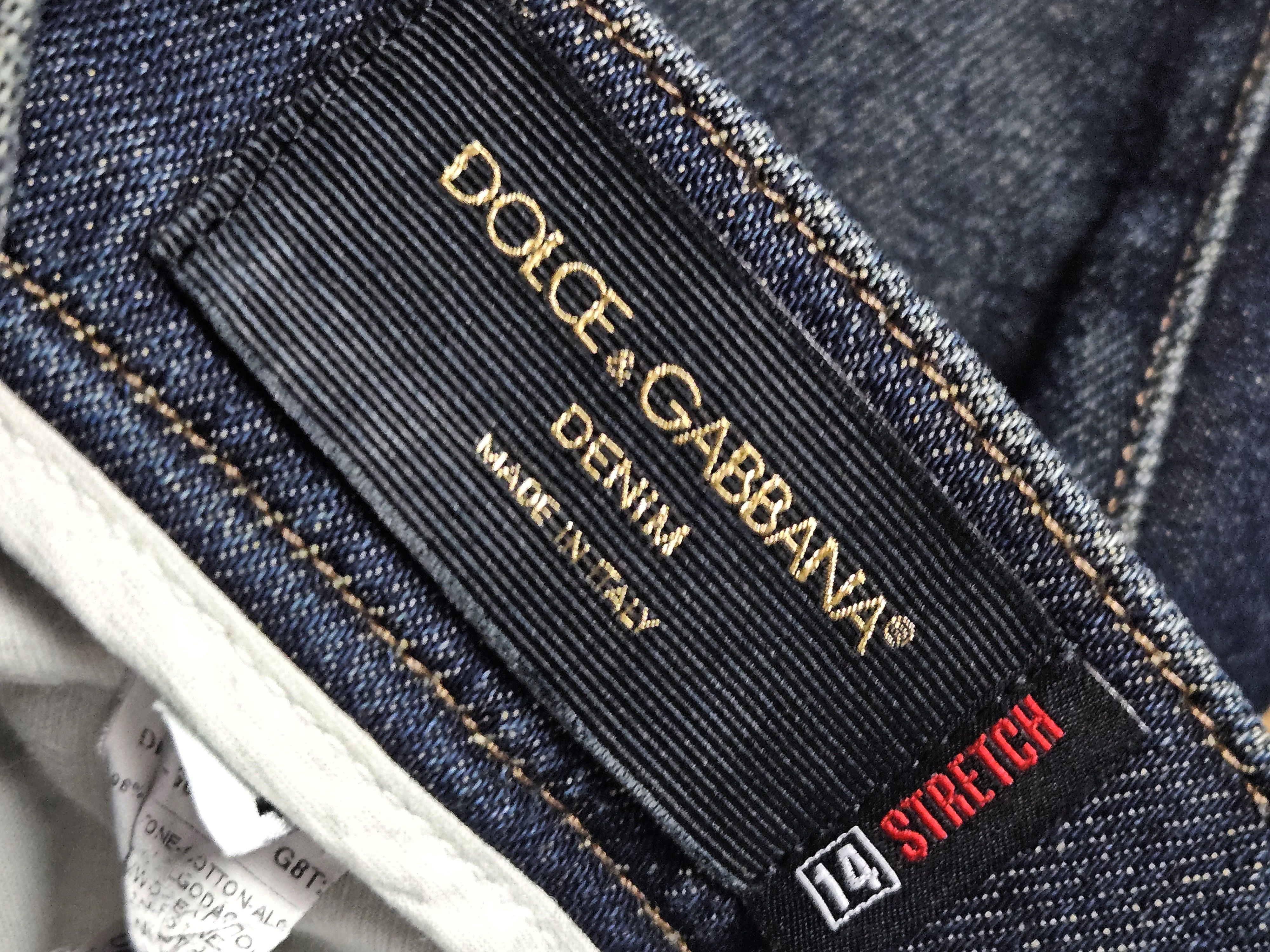 Designer × Dolce & Gabbana 🔥RARE🔥 Vintage Dolce & Gabbana Denim Slim Jeans! Size US 32 / EU 48 - 5 Thumbnail