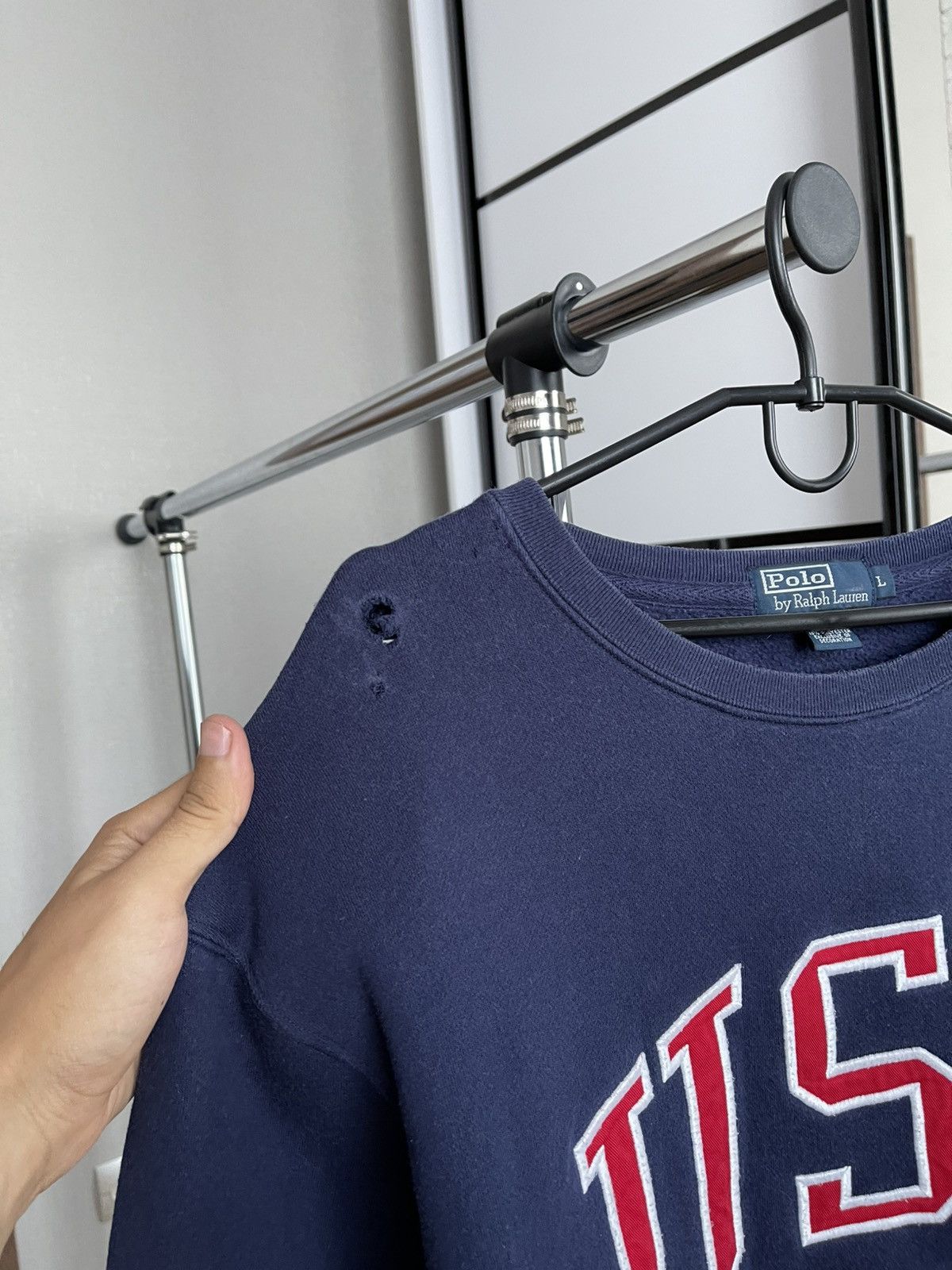 Polo Ralph Lauren Polo Ralph Lauren RL USA Vintage Sweatshirt Crewneck 90s Size US L / EU 52-54 / 3 - 12 Thumbnail
