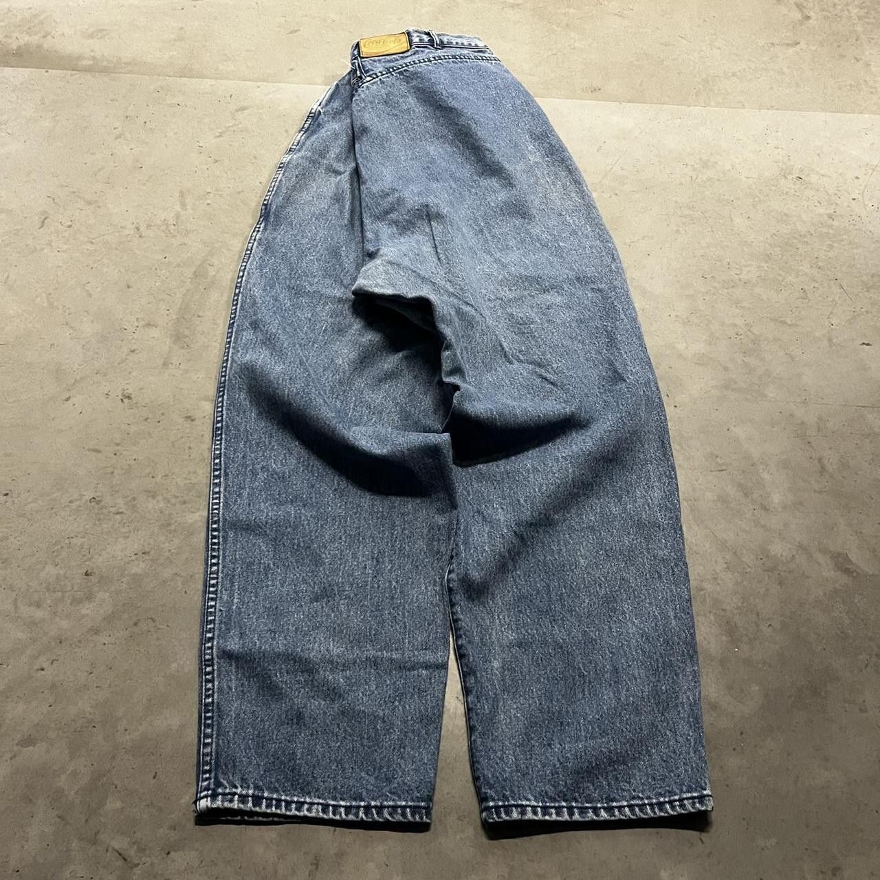 Coca Cola × Vintage Vintage Y2K Baggy Rare Coca Cola Medium wash Denim Jeans! Size US 38 / EU 54 - 6 Thumbnail