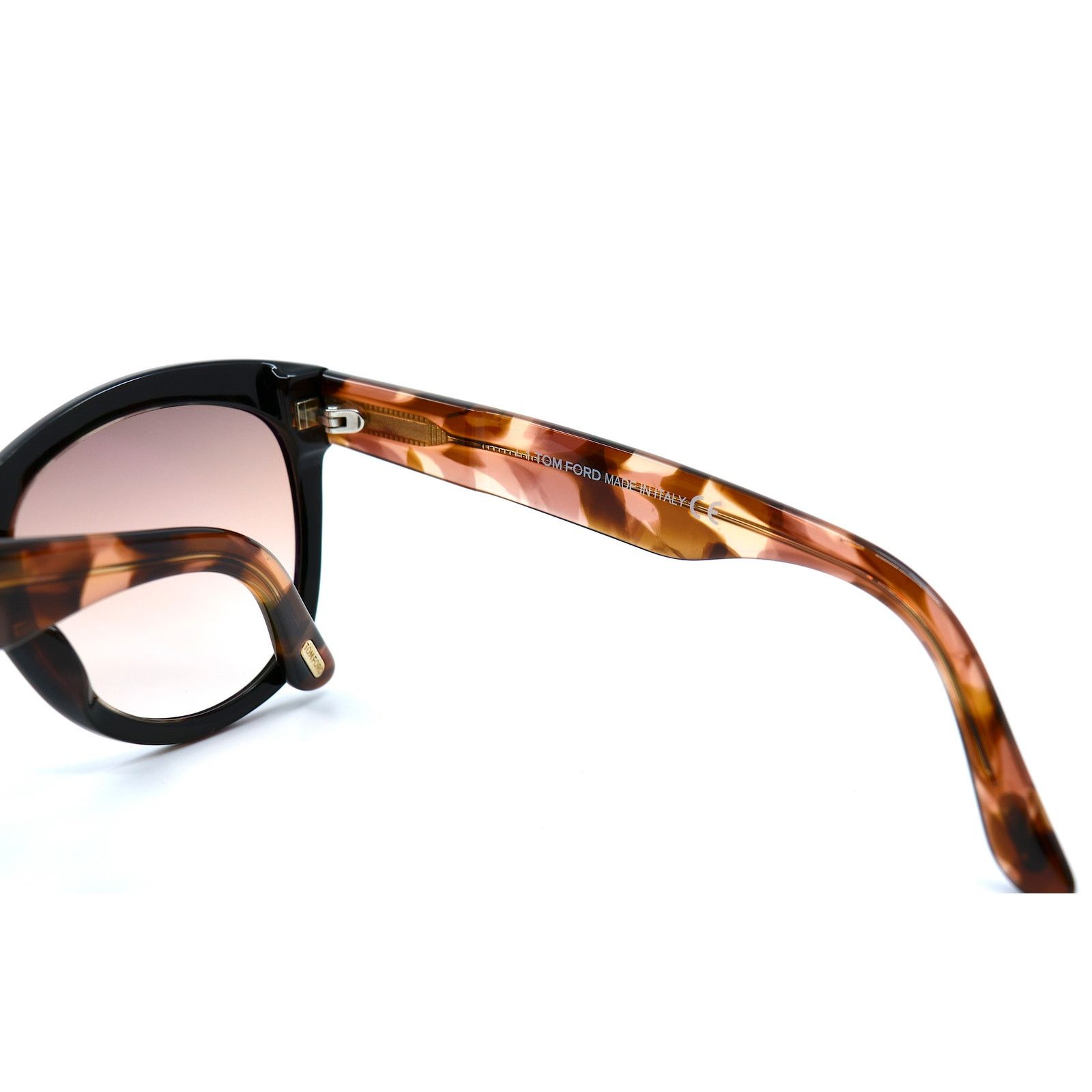Tom Ford TOM FORD WALLACE TF870 05F BLACK/ HAVANA BROWN SUNGLASSES Size ONE SIZE - 7 Thumbnail