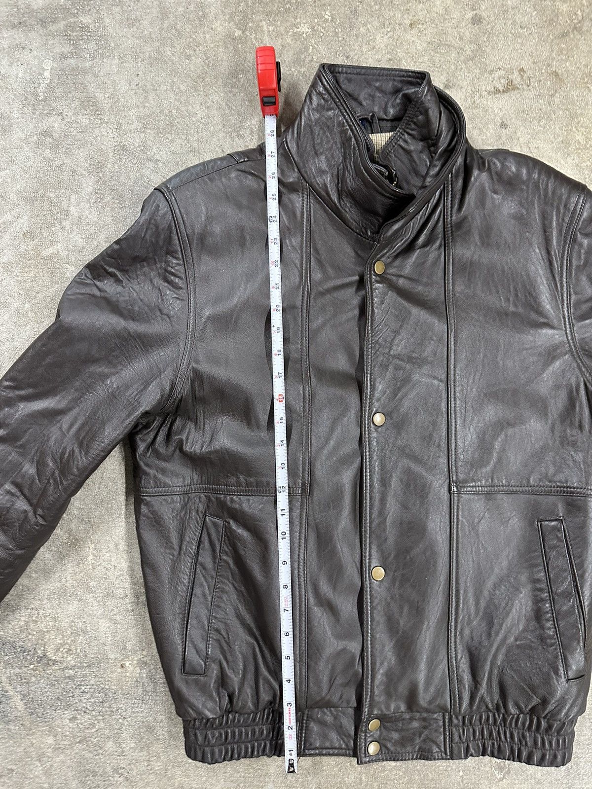 Chaps Ralph Lauren Vintage 90s Chaps Ralph Lauren Brown Leather Jacket Size US M / EU 48-50 / 2 - 14 Thumbnail