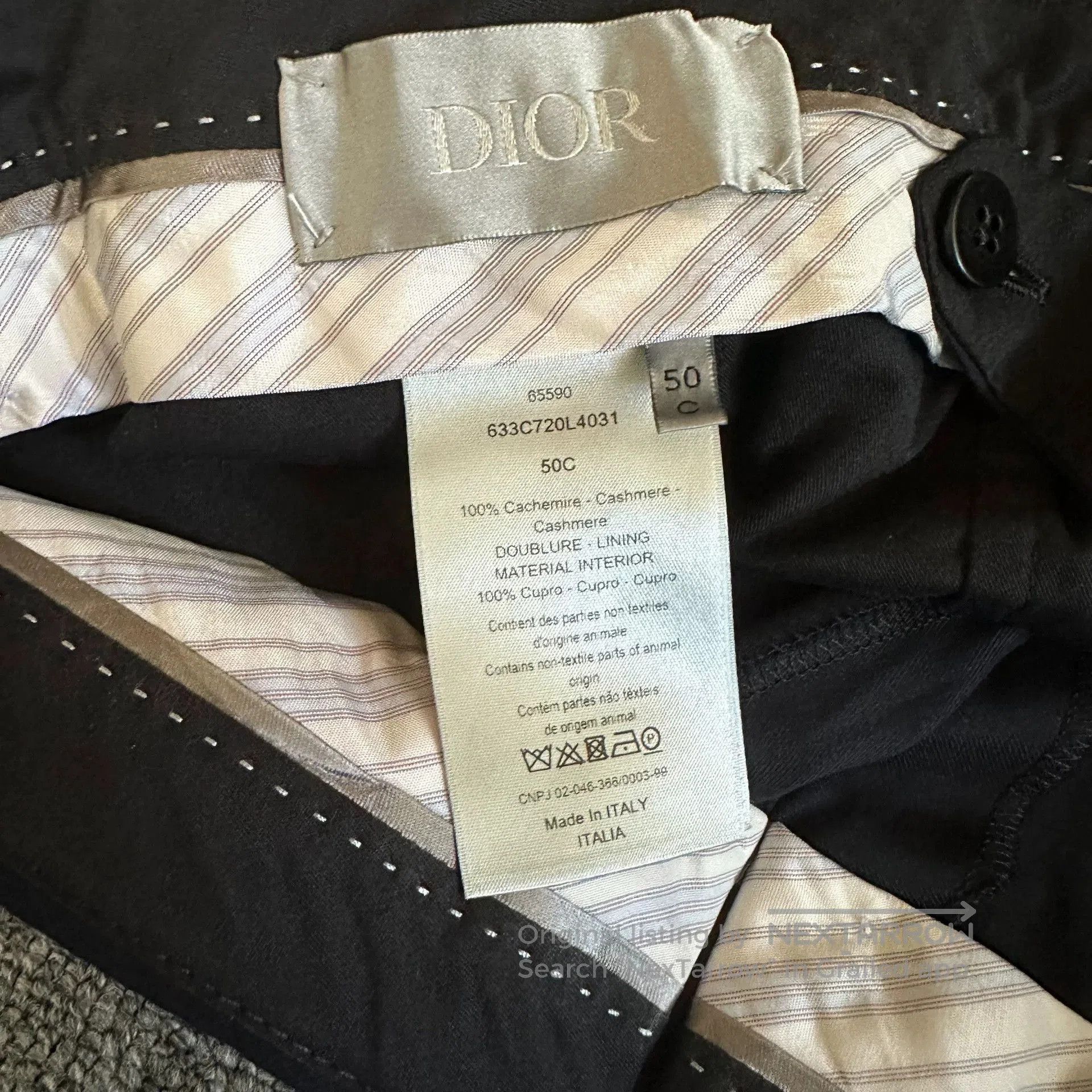 Dior Dior Navy Cashmere Suit Set. Size US L / EU 52-54 / 3 - 9 Thumbnail
