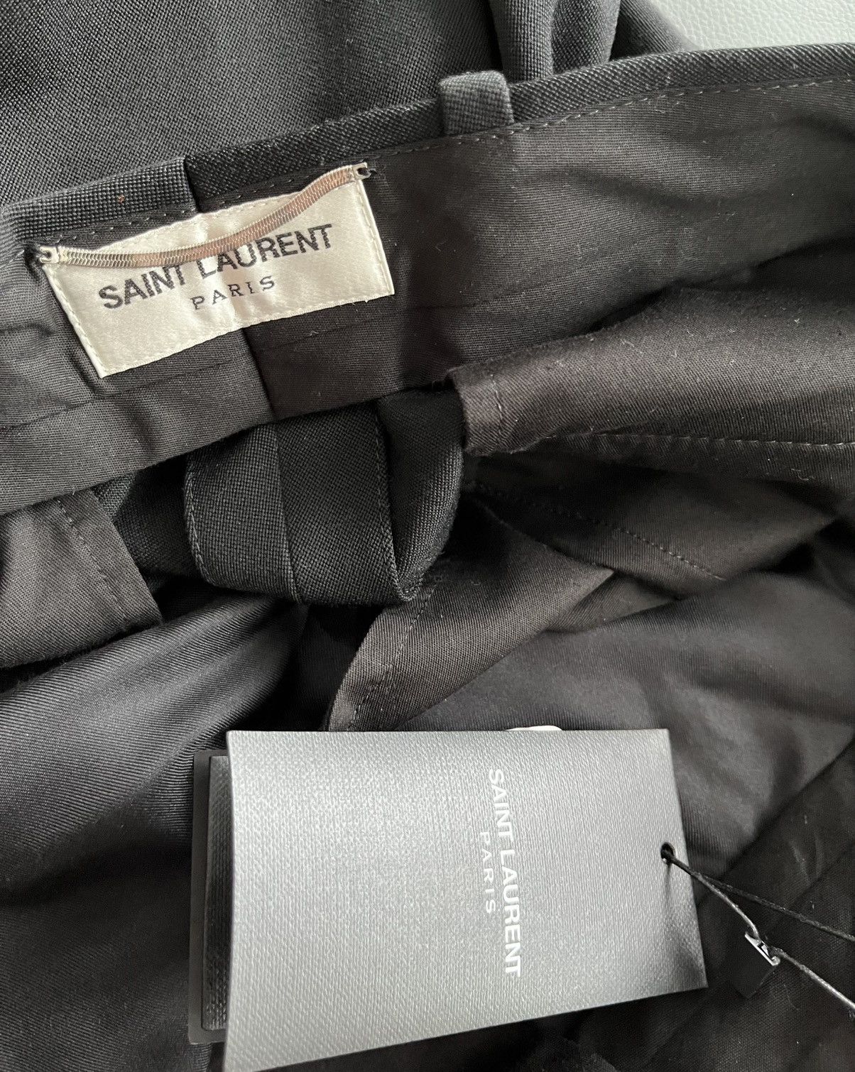 Saint Laurent Paris Brand New Classic Saint Laurent Tuxedo Pants $1,890 Value Size 52R - 10 Thumbnail