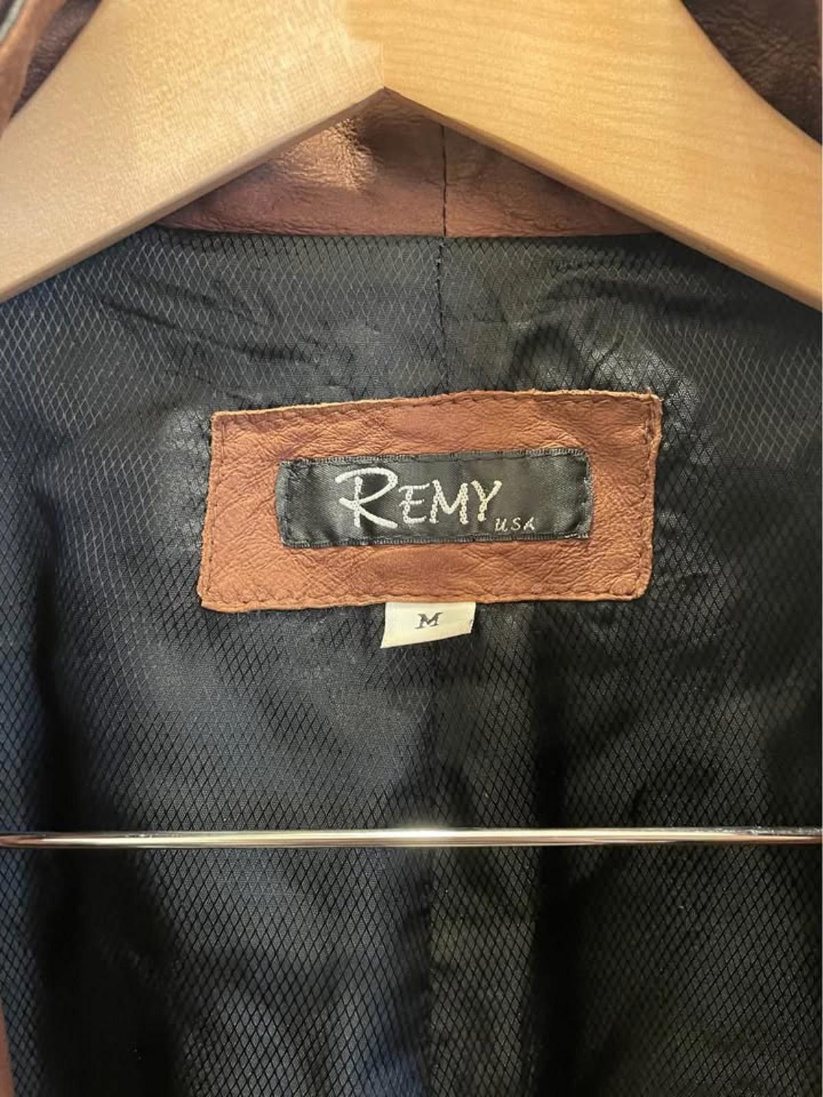 Designer Remy USA Genuine Leather Jacket – Black & Brown – Size M Size US M / EU 48-50 / 2 - 2 Thumbnail