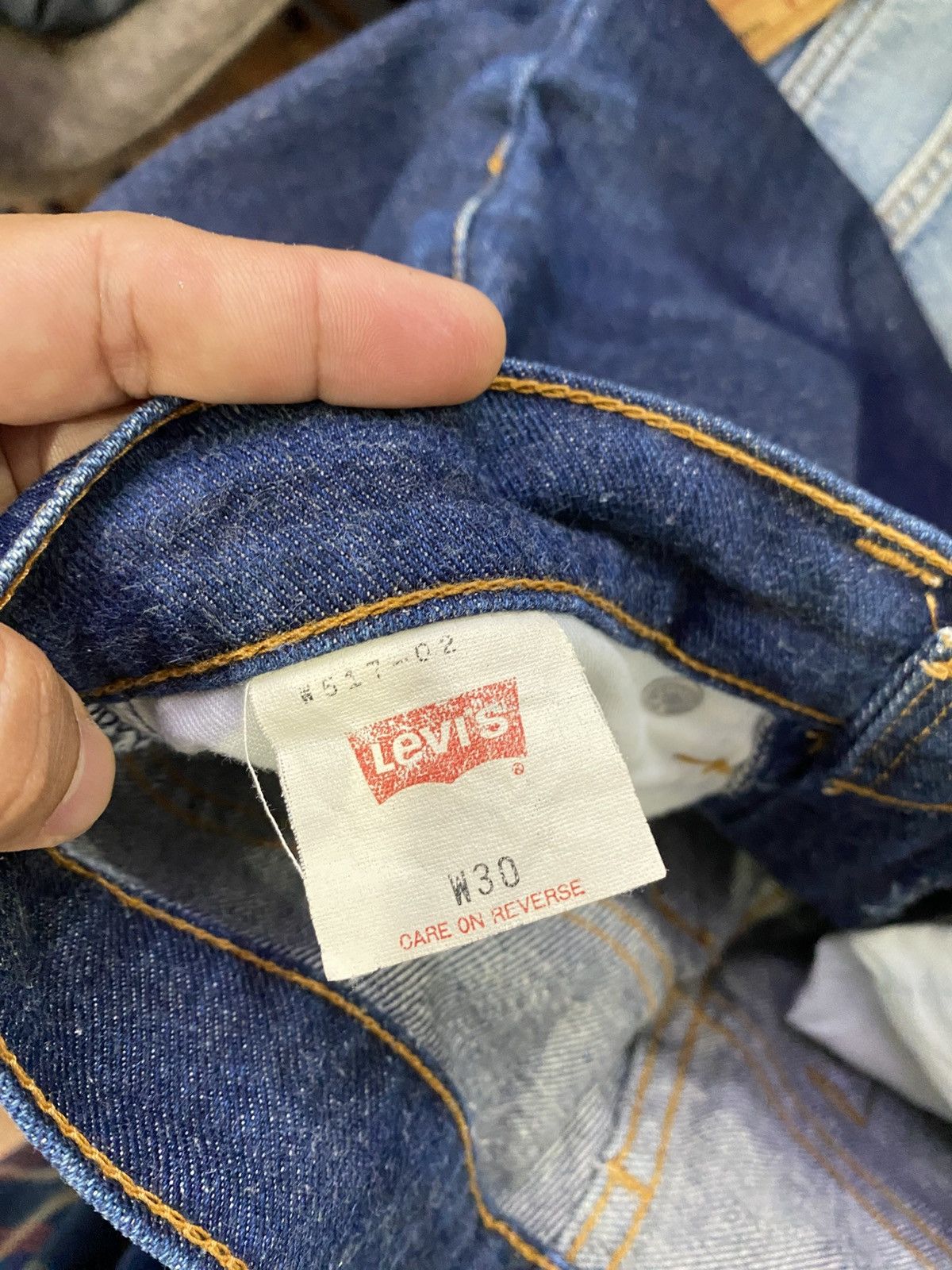 Le Grande Bleu (L.G.B.) × Levi's × Tornado Mart W28x30.5 Flare levi's 517 bootcut bellbottom made in JAPAN Size US 28 / EU 44 - 6 Thumbnail