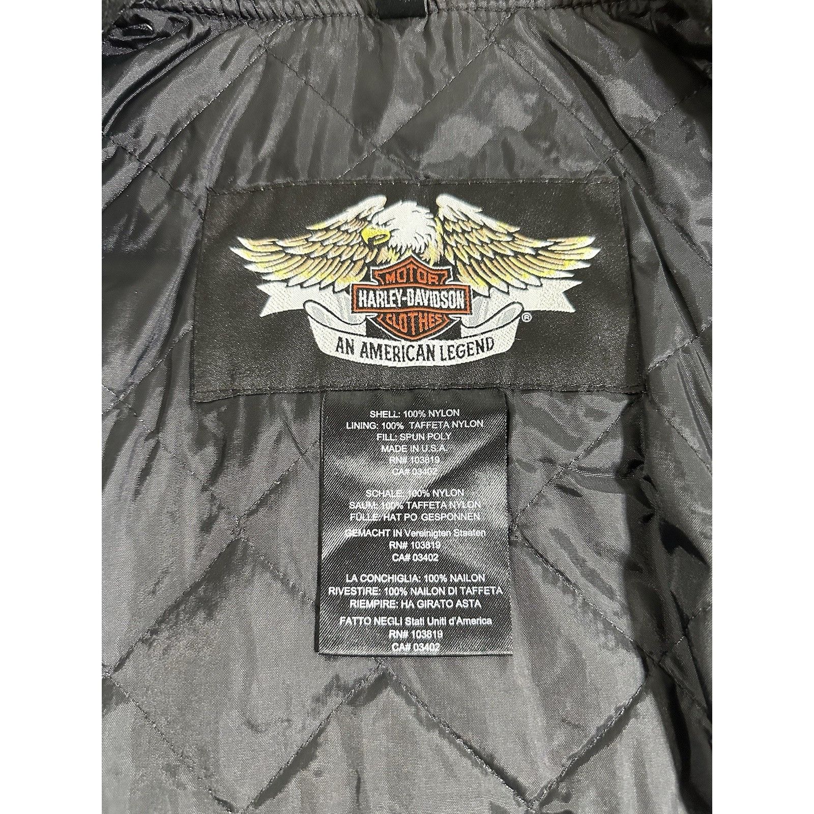 Harley Davidson Vintage Harley Davidson Motorcycle Jacket Biker USA Coat Size US M / EU 48-50 / 2 - 8 Thumbnail