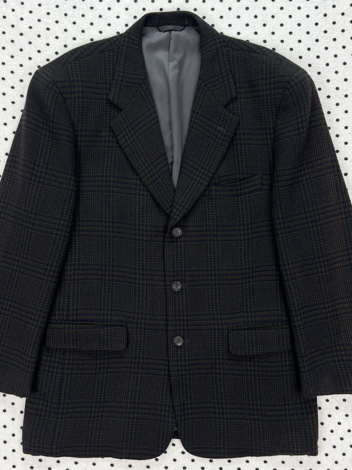 Christian Dior Monsieur Christian Dior Plaid Jacket Size US L / EU 52-54 / 3 - 3 Thumbnail