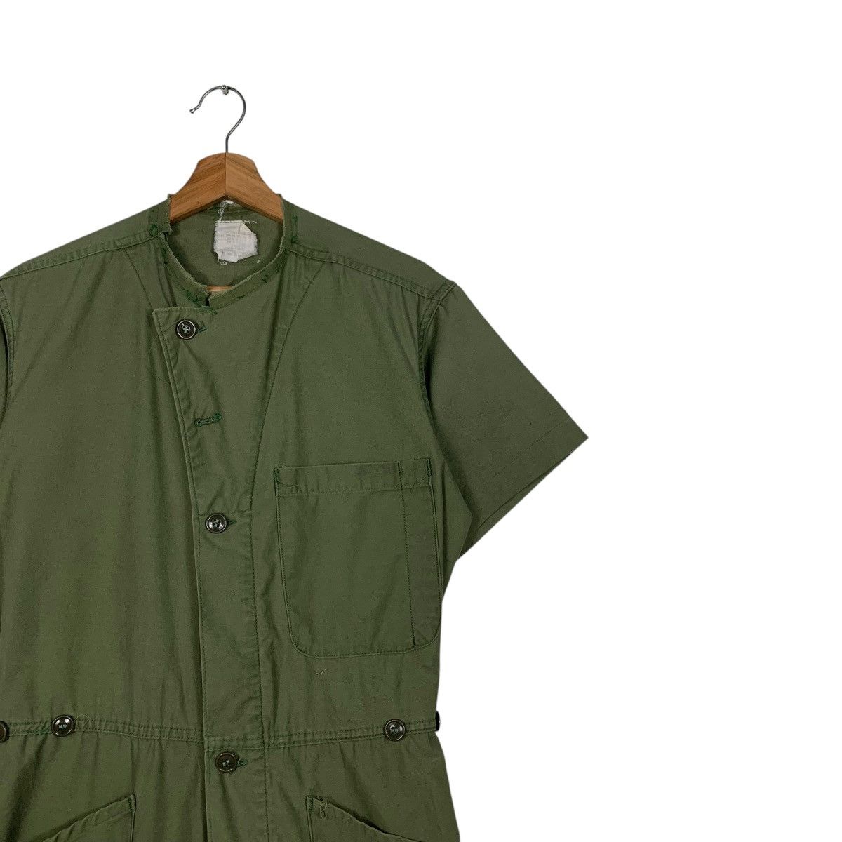 Custommade Vintage Army Issues OG Coverall Dress Custom Made #1836-C80 Size S / US 4 / IT 40 - 5 Thumbnail