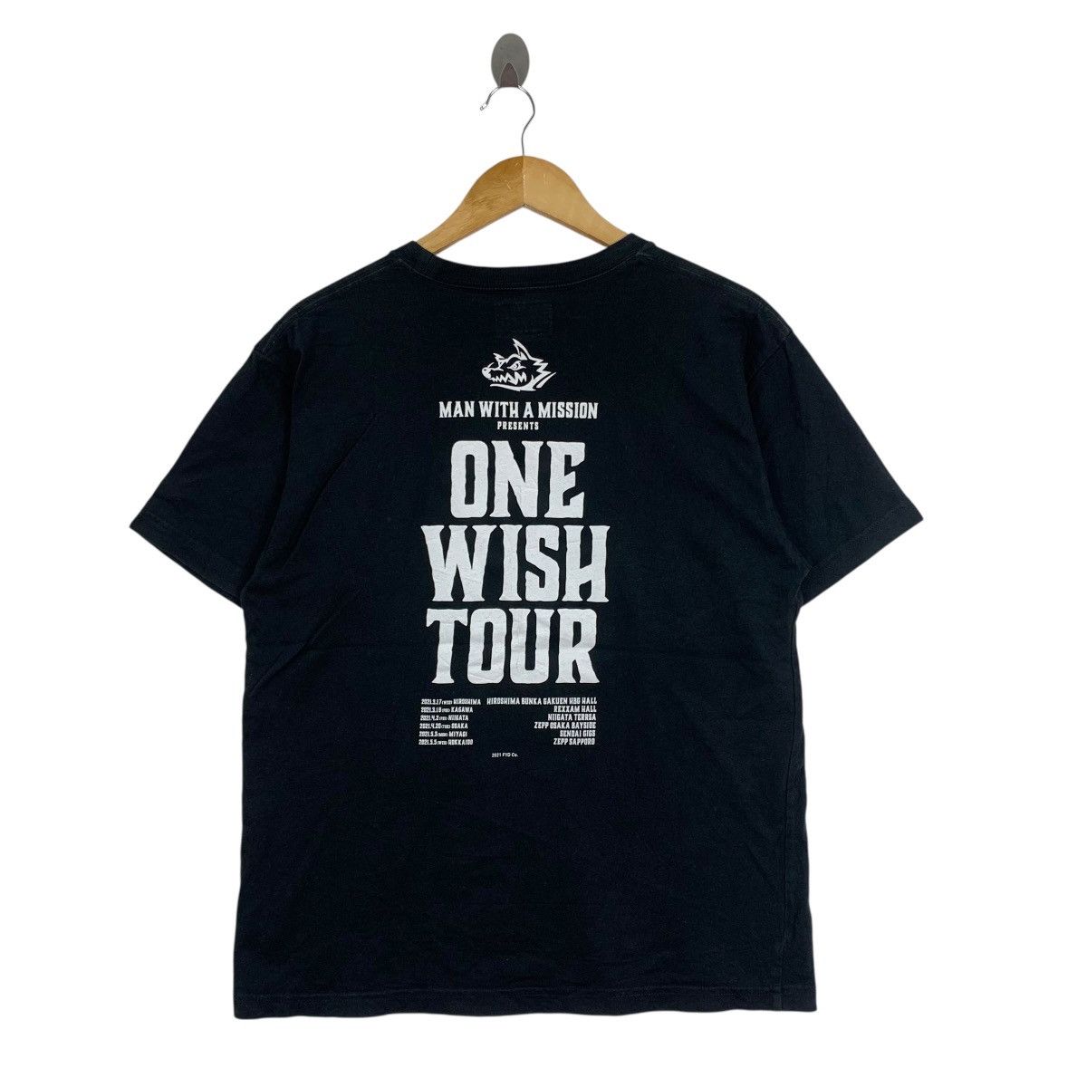 Japanese Brand MAN WITH A MISSION One Wish Tour Japanese Band Tshirt Size US M / EU 48-50 / 2 - 2 Thumbnail