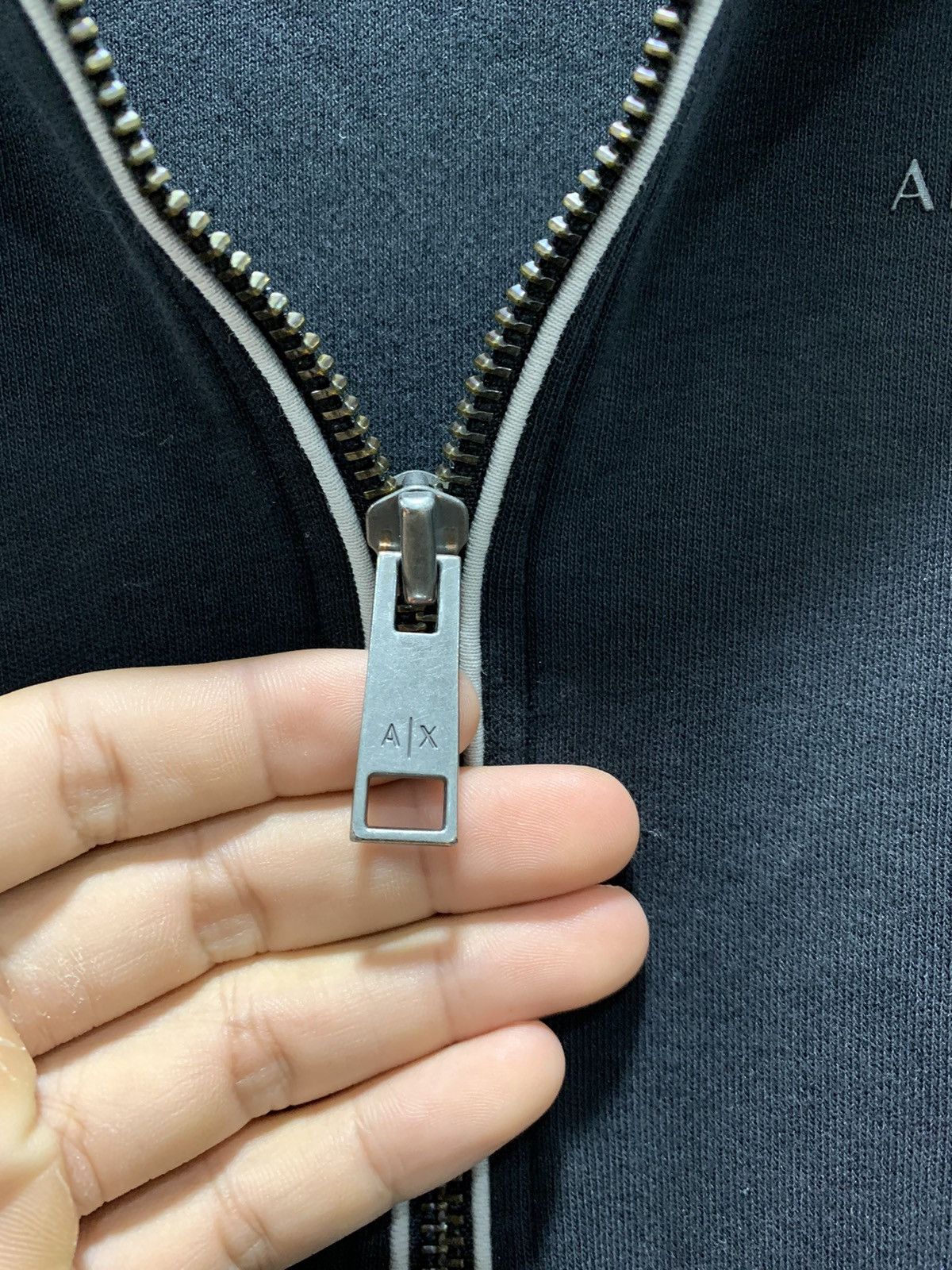 Armani Exchange × Designer Armani Exchange💥 SS16 Zipper Hoodie Size US L / EU 52-54 / 3 - 10 Thumbnail