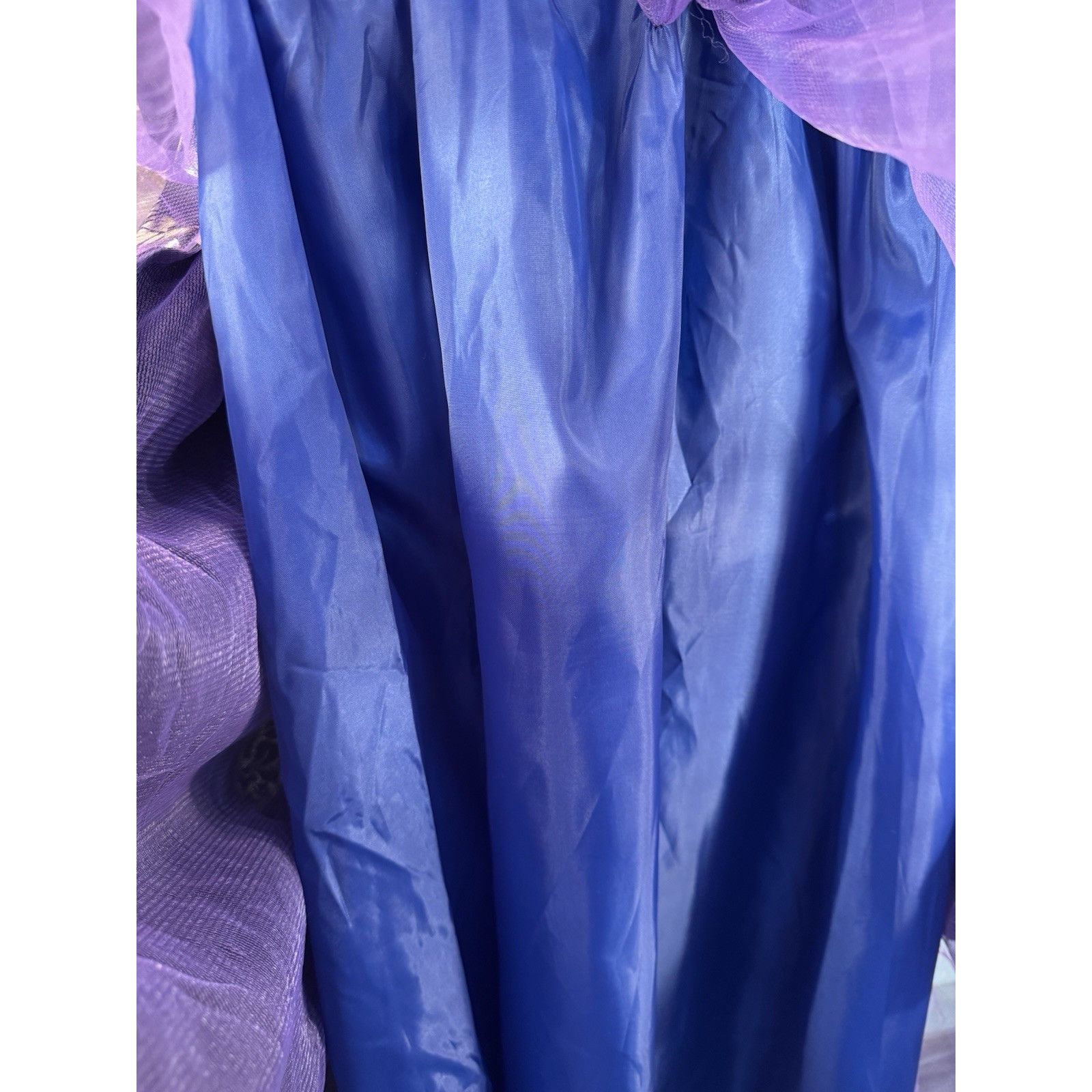 Other Halloween Costume Girls Purple & Black Gothic Witch Large 1 Size ONE SIZE - 7 Thumbnail