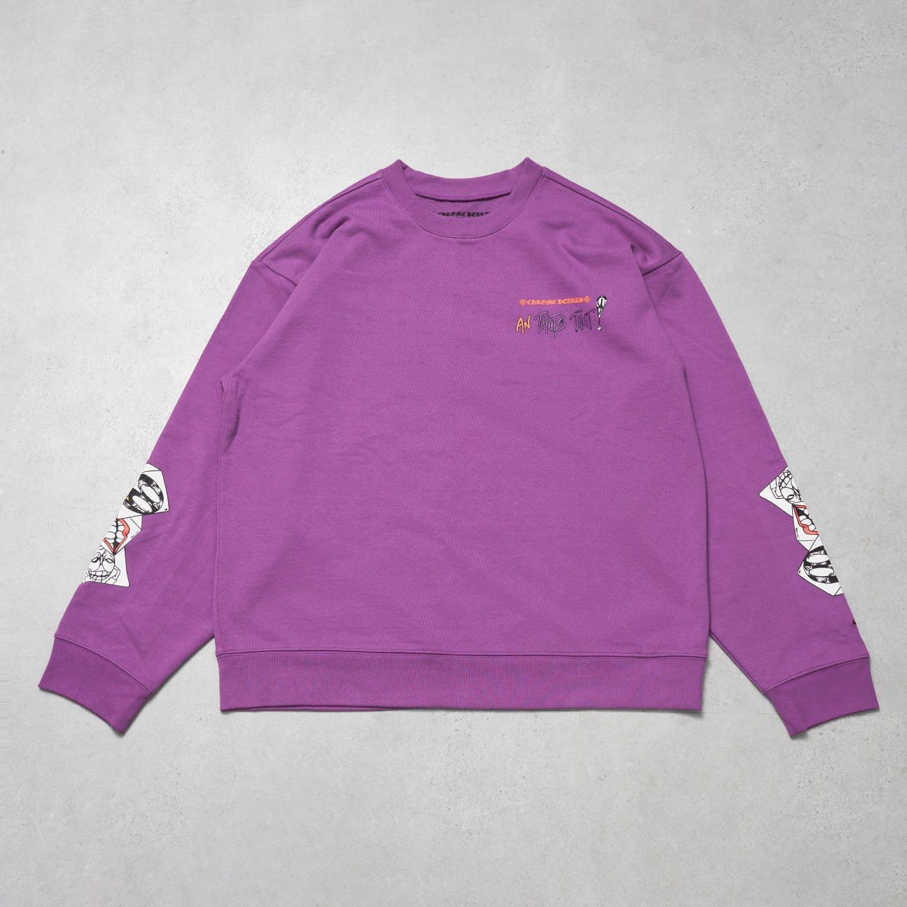 Chrome Hearts CHROME HEARTS Matty Boy I Want More Not Less Sweater PURPLE Size US XL / EU 56 / 4 - 3 Thumbnail