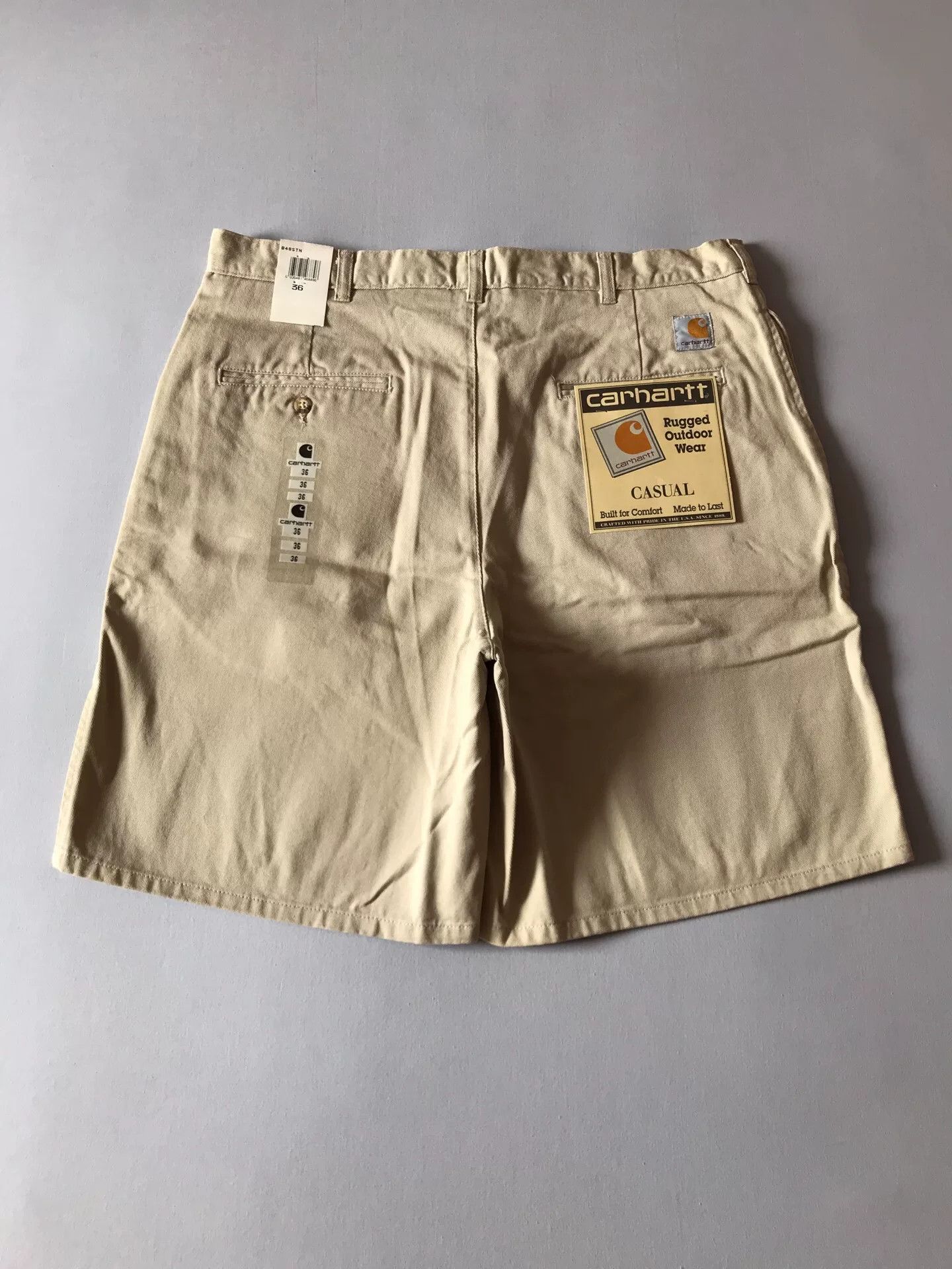 Carhartt 90s Carhartt B48 STN Work Shorts W36 Size US 36 / EU 52 - 1 Thumbnail