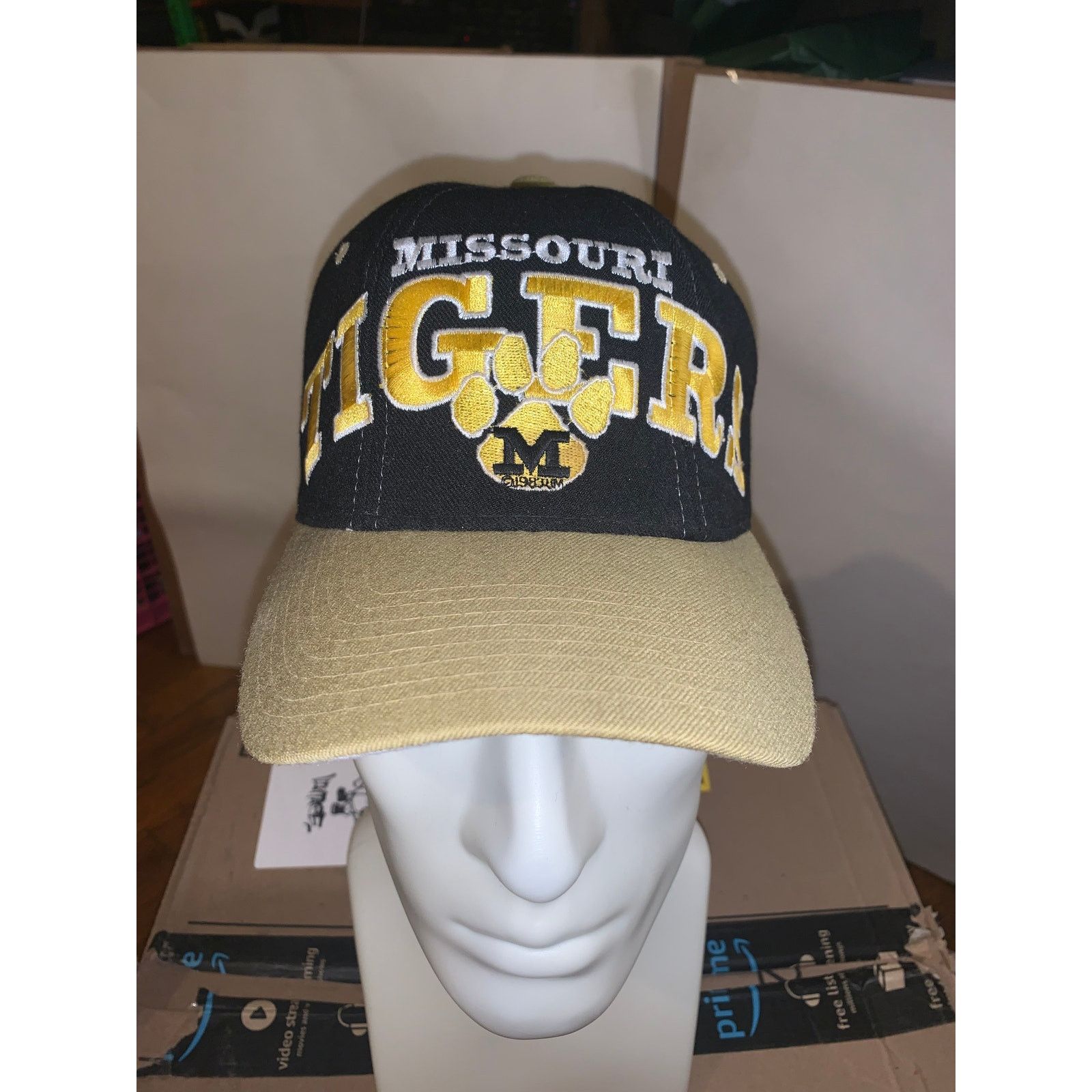 Starter × Vintage Missouri Tigers Starter Snapback Hat Wool Mizzou NCAA Size ONE SIZE - 1 Thumbnail