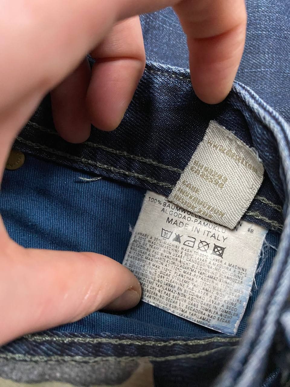 Diesel VERY RARE Vintage Y2K Diesel Distressed Jeans Denim Pants Size US 32 / EU 48 - 10 Thumbnail