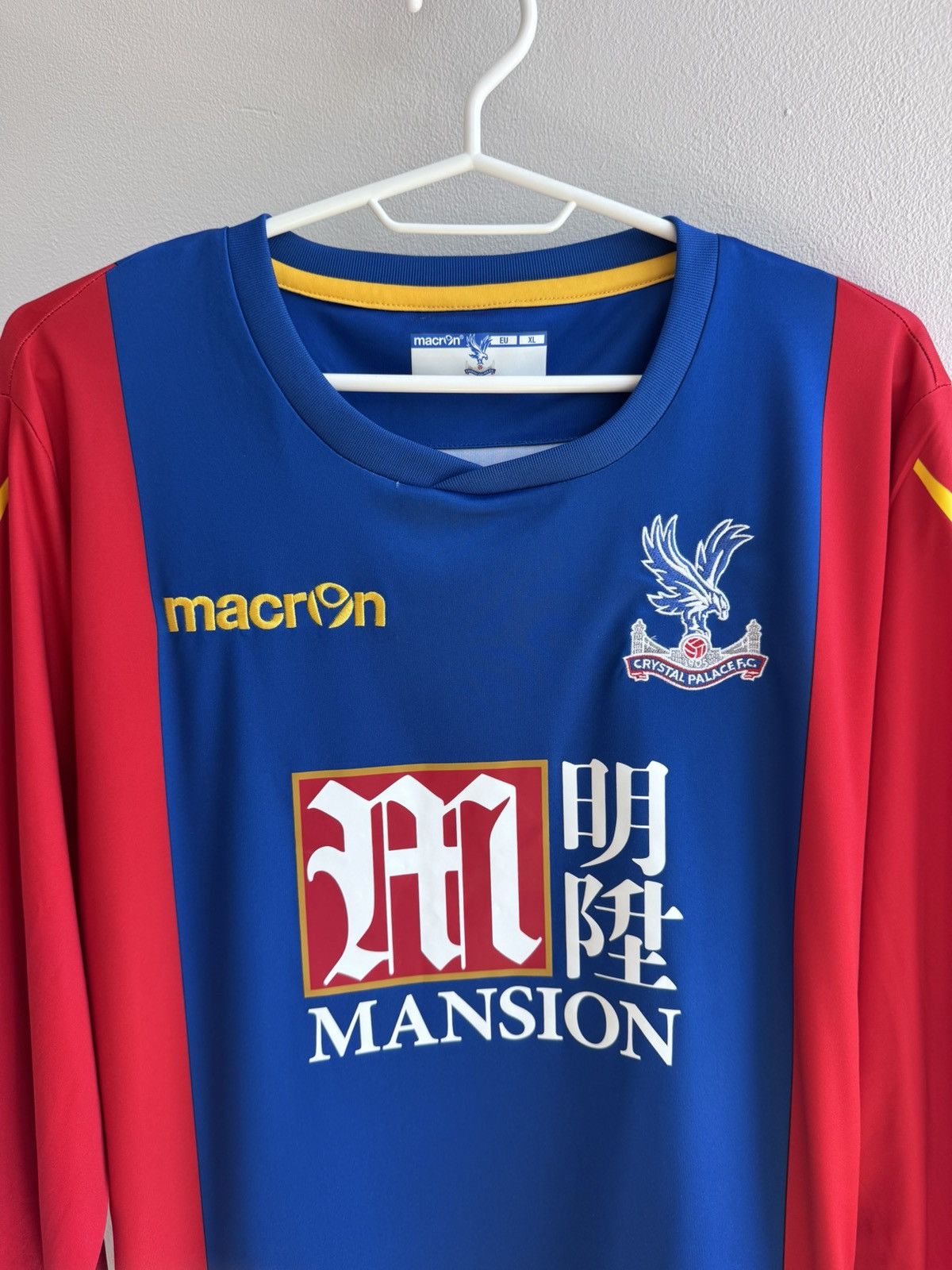 Vintage CRYSTAL PALACE 2016 2017 LONG SLEEVE SHIRT SOCCER JERSEY Size US XL / EU 56 / 4 - 3 Thumbnail
