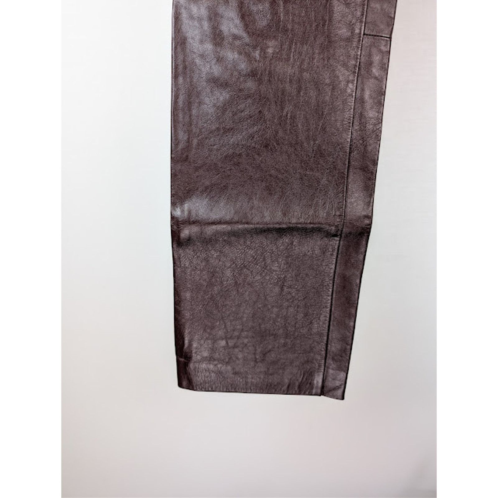 Gucci o1rshd1 Soft Leather Pants in Bordeaux Size US 36 / EU 52 - 9 Thumbnail