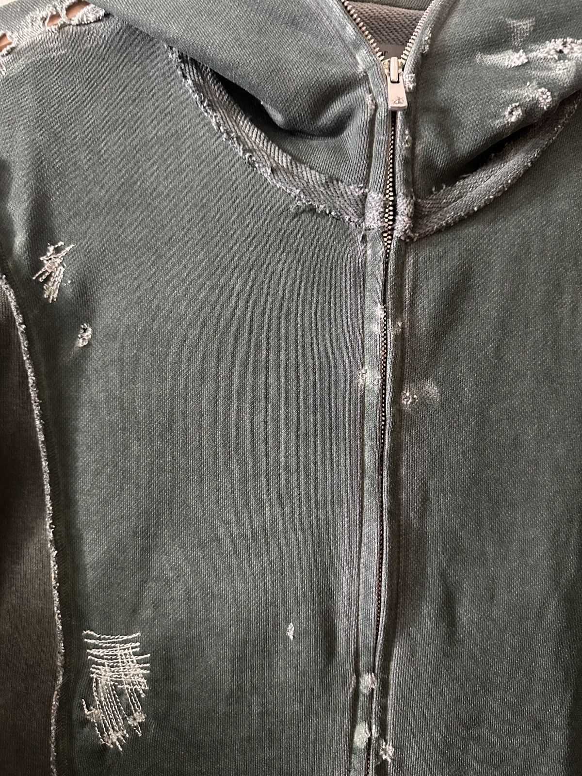 CMMAWEAR CMMAWEAR AW24 Green ‘C’ contrast panel reworked hoodie Size US M / EU 48-50 / 2 - 7 Thumbnail