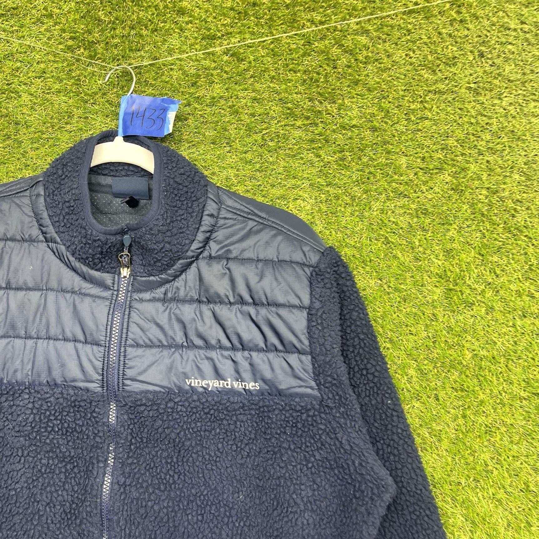 Vineyard Vines Vineyard Vines Deep Bay Sherpa Jacket Mens Large Blue Zip Up Puffer Outdoor Size L / US 10 / IT 46 - 5 Thumbnail