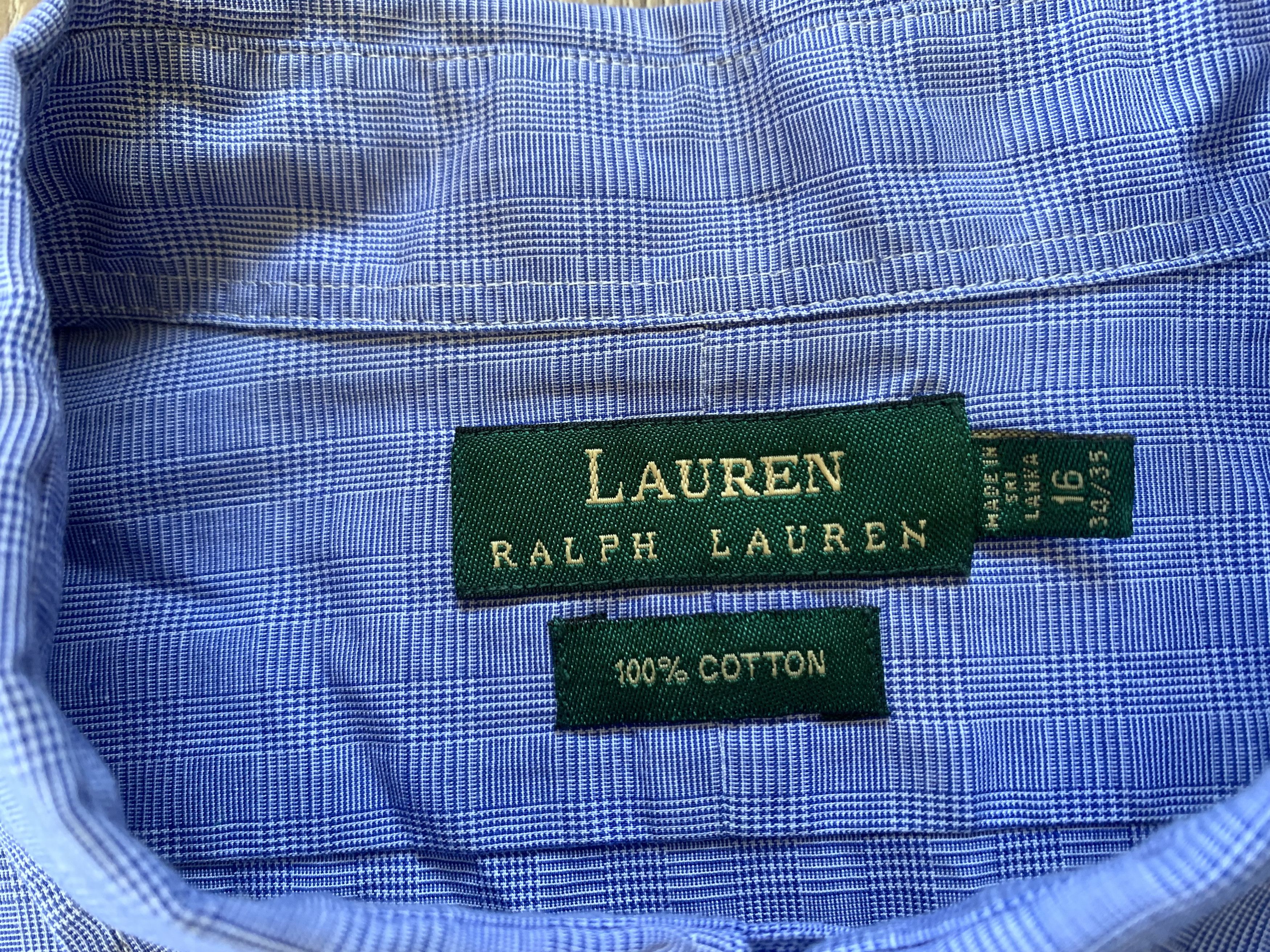 Lauren Ralph Lauren Lauren Ralph Lauren Men's Vintage Button Down Dress Shirt Size US L / EU 52-54 / 3 - 5 Thumbnail
