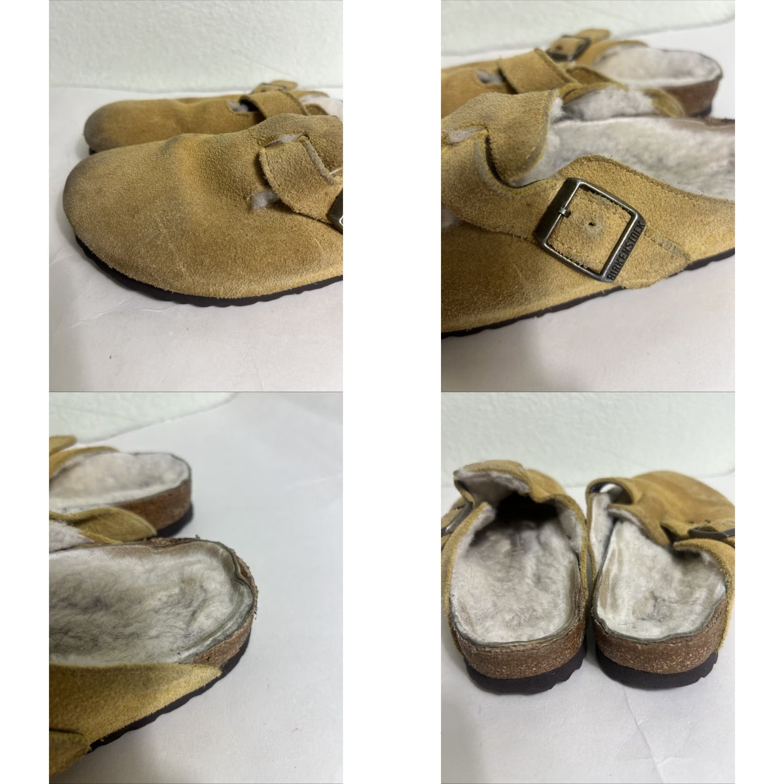 Birkenstock Birkenstock Boston Shearling Women Clog Suede Yellow Slip On 6 37 Sheepskin Size US 6 / IT 36 - 9 Thumbnail