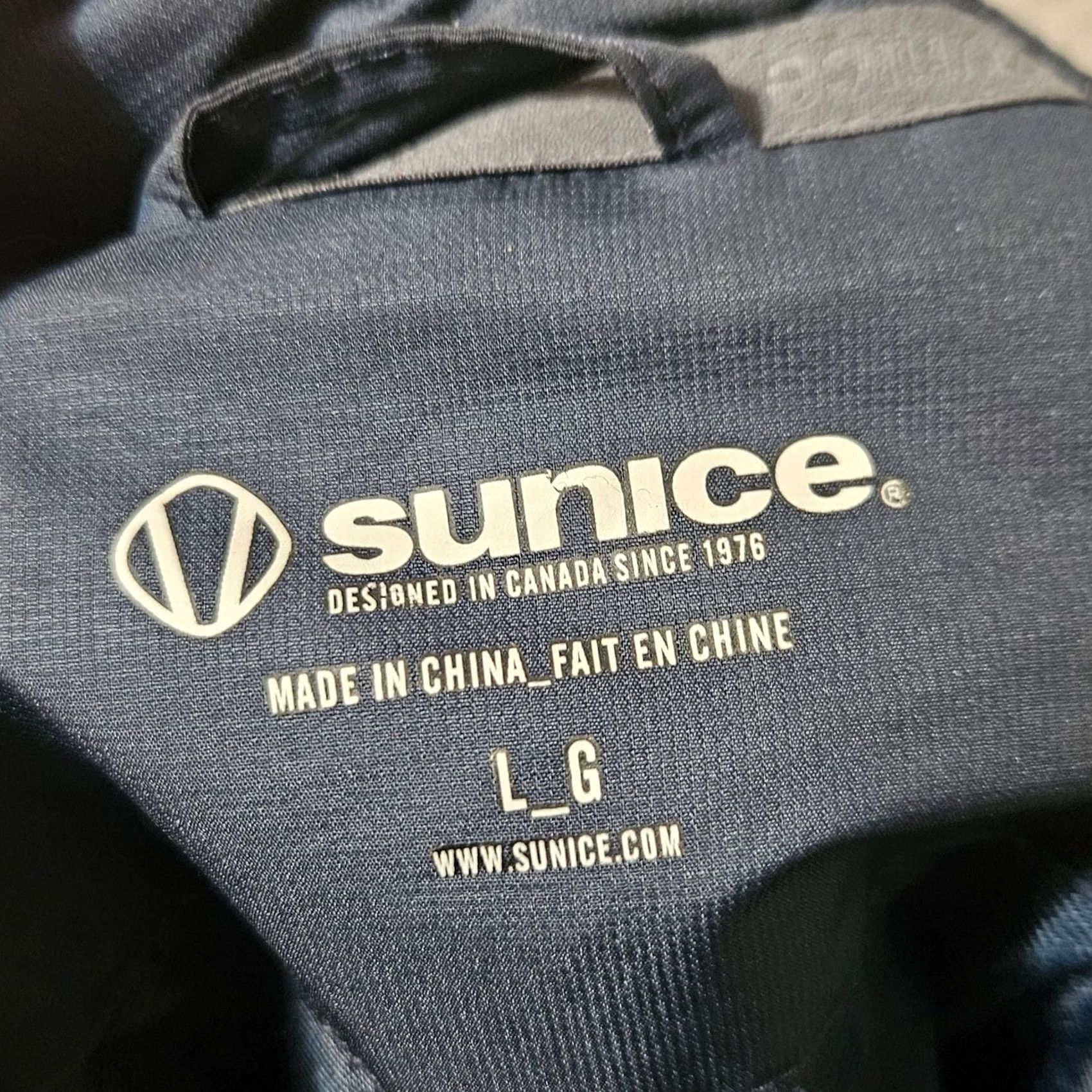 Vintage Sunice Jacket Men's Collins Windwaer X20 Size Large Blue Long Sleeve Windbreaker Size US L / EU 52-54 / 3 - 5 Thumbnail