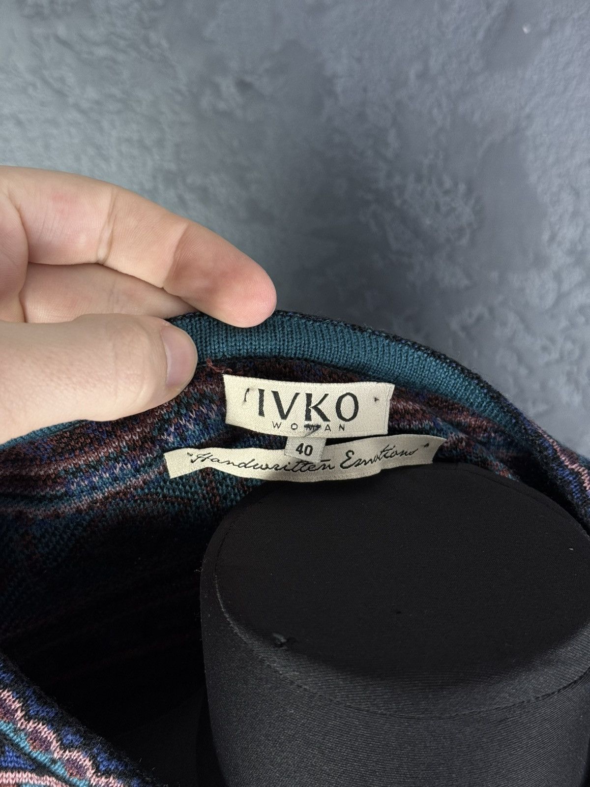 Other Ivko Woman Handwritten Emotions Wool Midi Dress Women’s Size S / US 4 / IT 40 - 11 Thumbnail