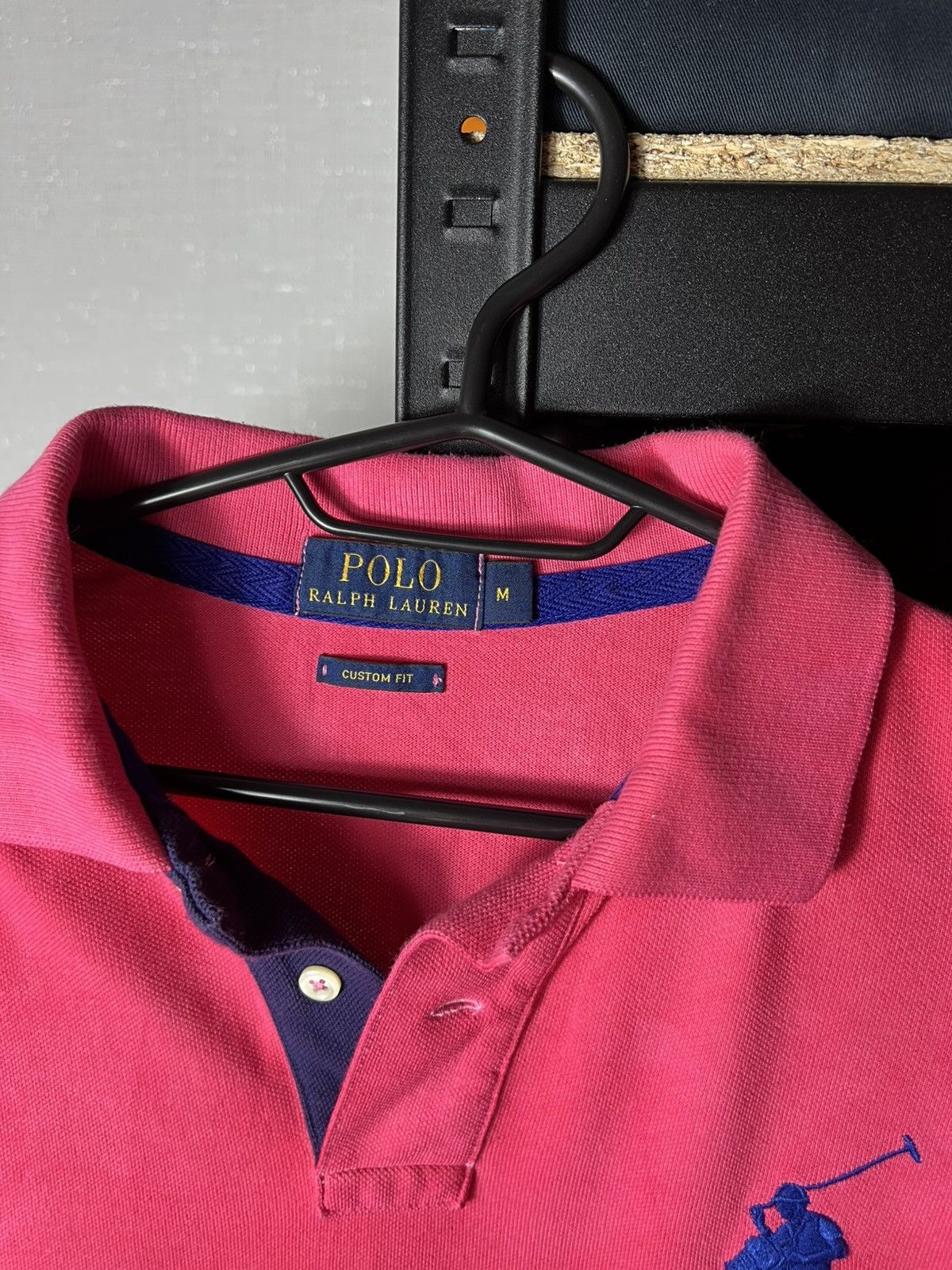 Polo Ralph Lauren Ralph Lauren Pink Polo Shirt M – Distressed / Faded Look Size US M / EU 48-50 / 2 - 9 Thumbnail