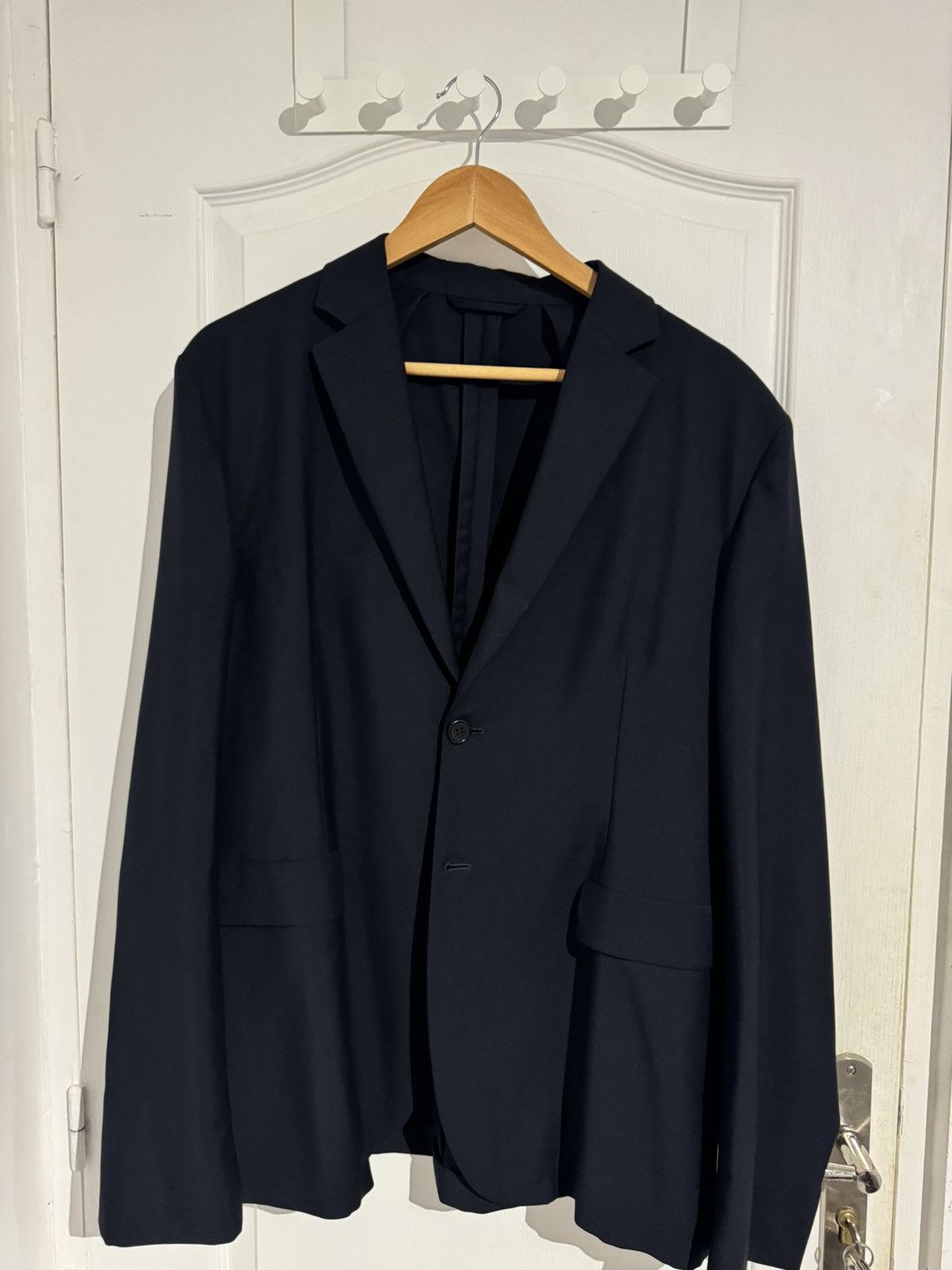 Acne Studios Wool Navy Blazer Size 52R - 6 Thumbnail