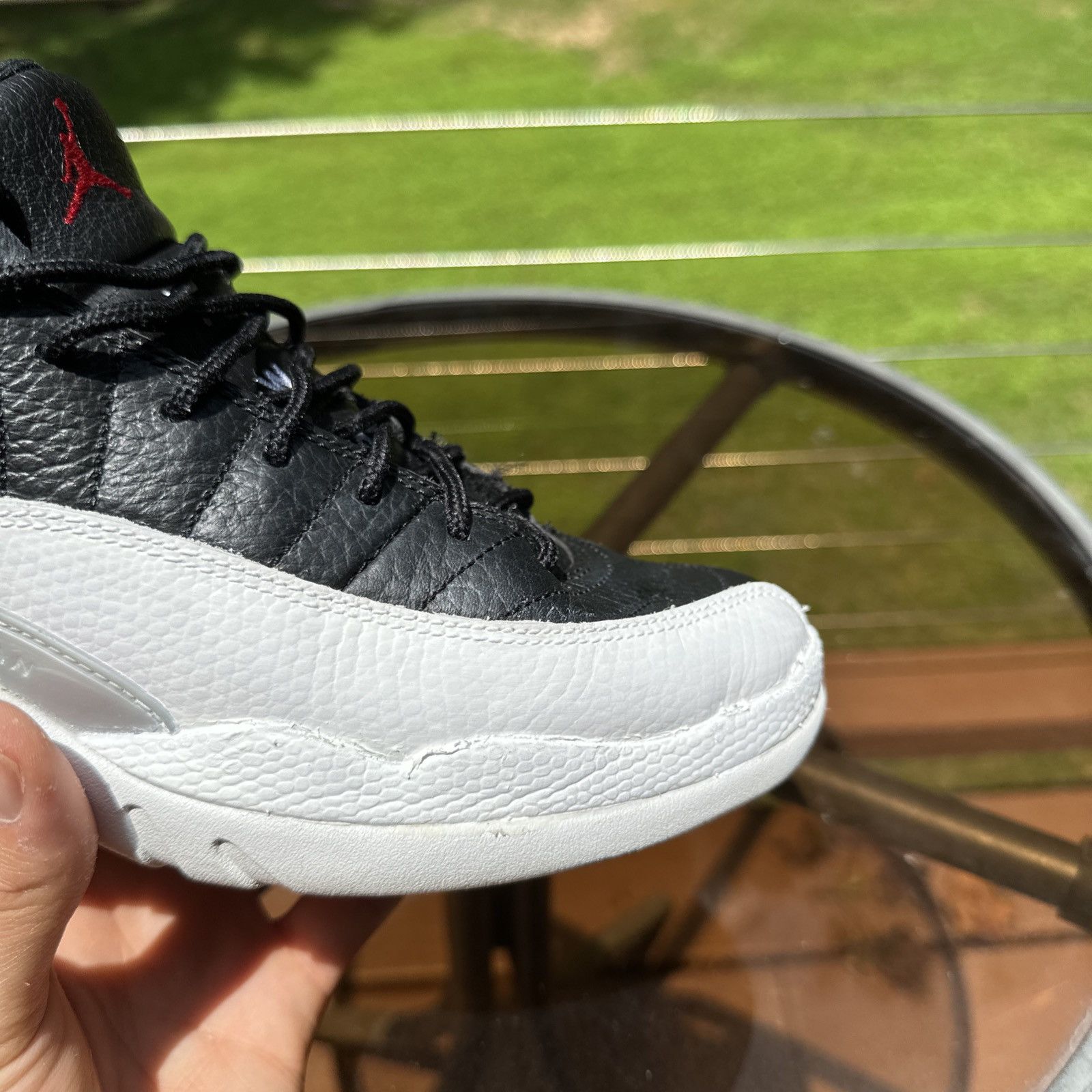 Jordan Brand Nike Air Jordan 12 Retro Playoffs 153265-006 GS Sz 6y Size US 6 / EU 39 - 15 Thumbnail