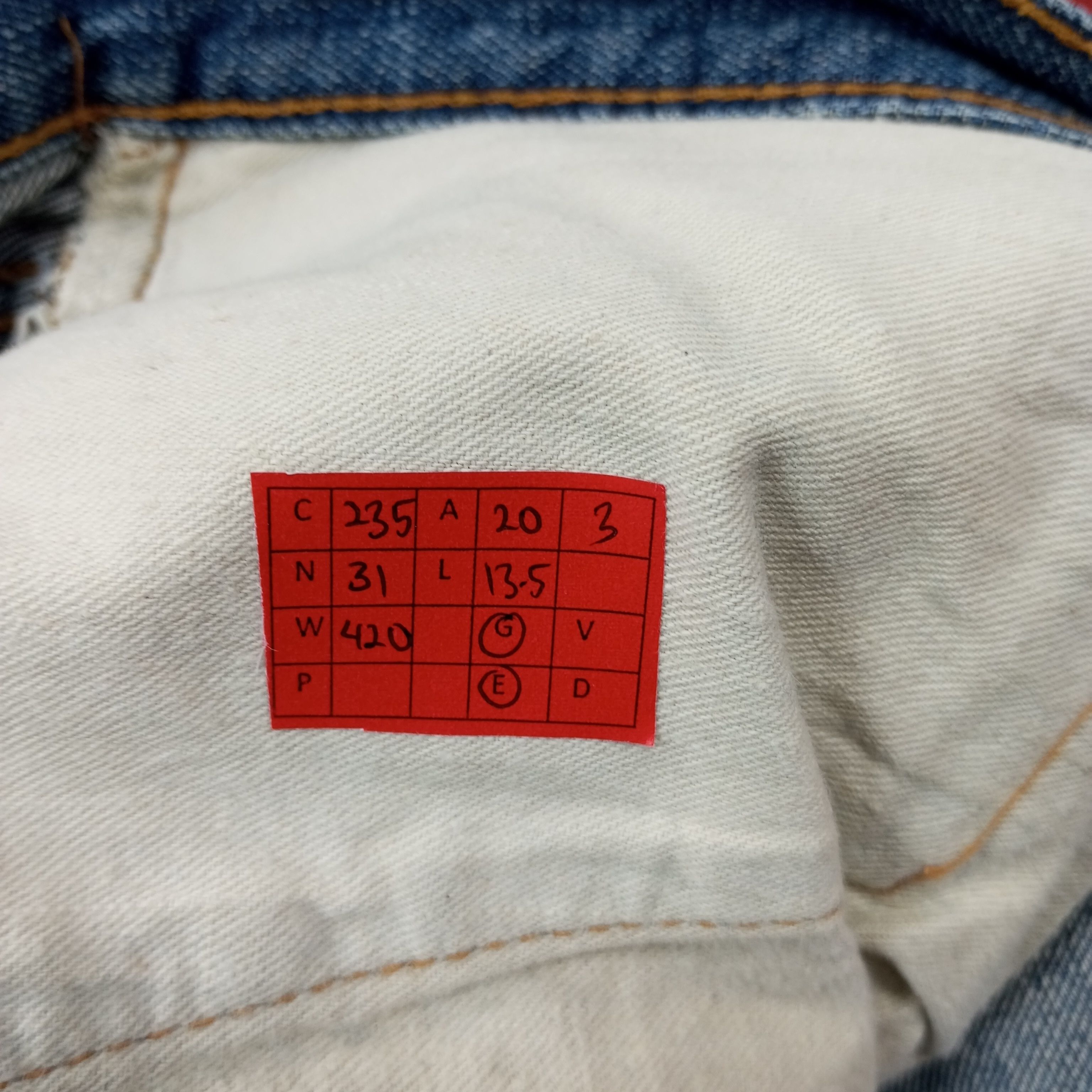 Levi's Levis Big E Streetwear Style Short Jeans c235n31 Size US 40 / EU 56 - 12 Thumbnail