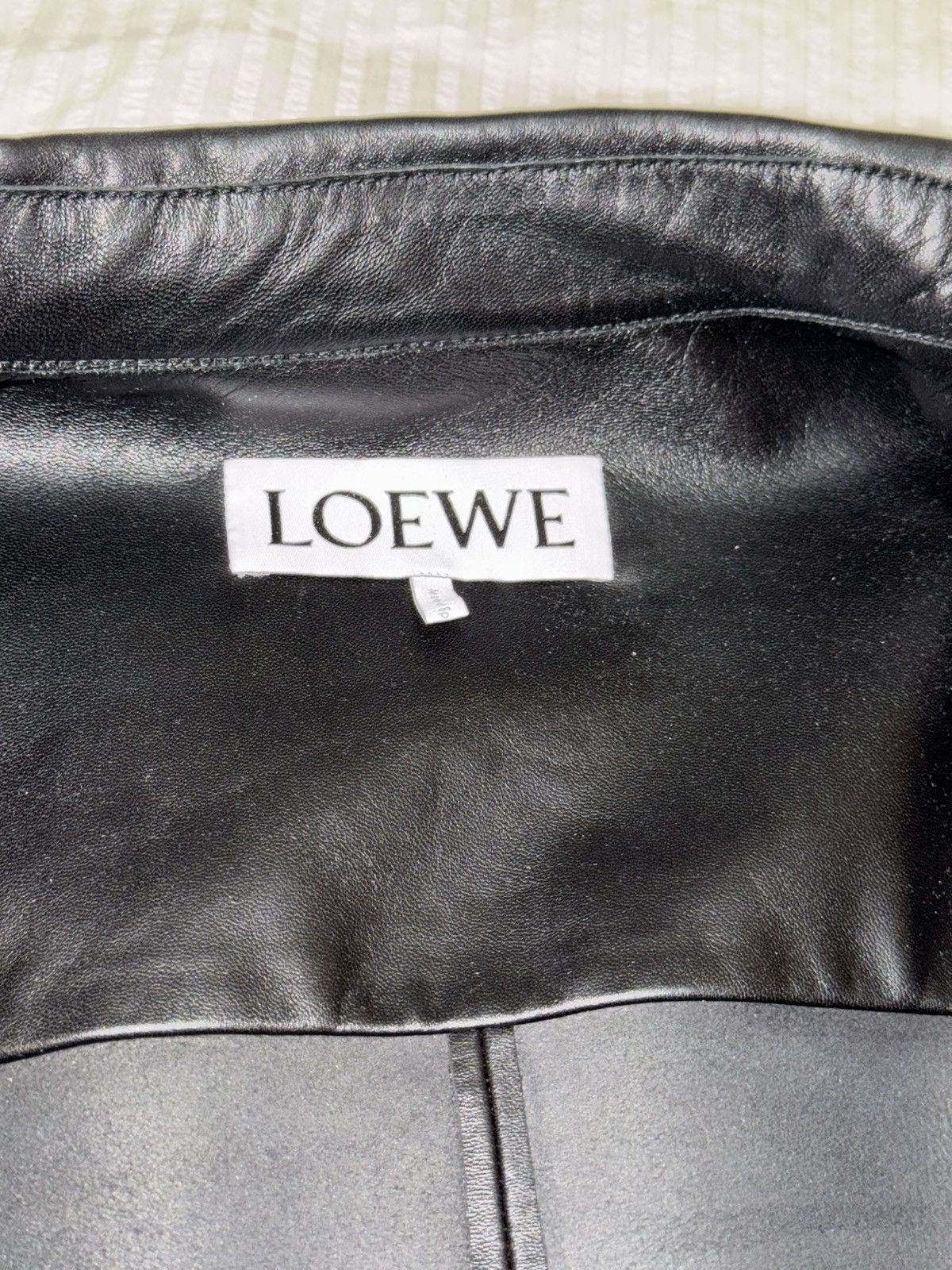 Loewe Loewe Black Leather Jacket Size US M / EU 48-50 / 2 - 3 Thumbnail