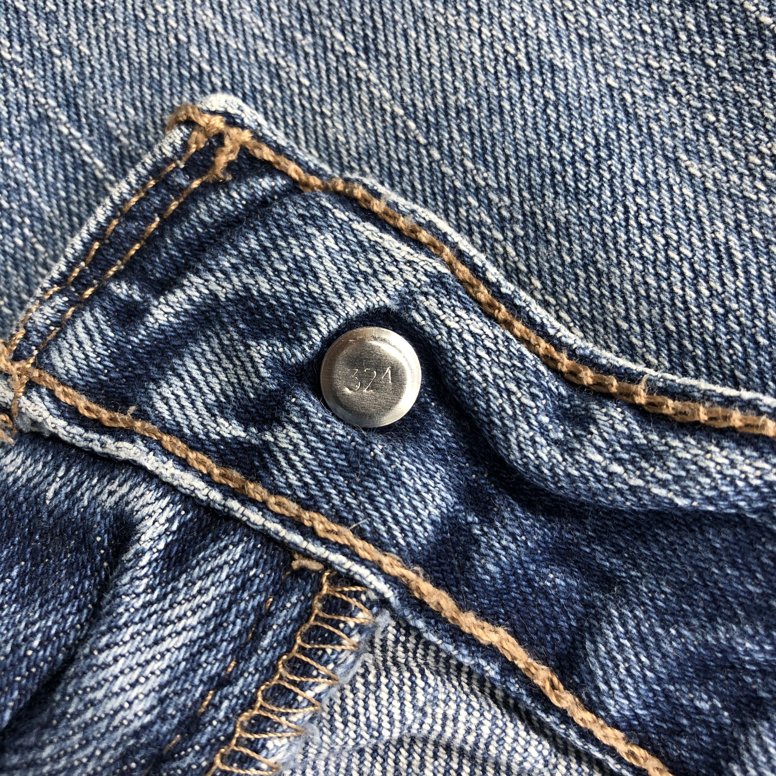 Levi's Faded Blue Denim Vintage Levis 505 Jeans-J1044 Size US 36 / EU 52 - 10 Thumbnail
