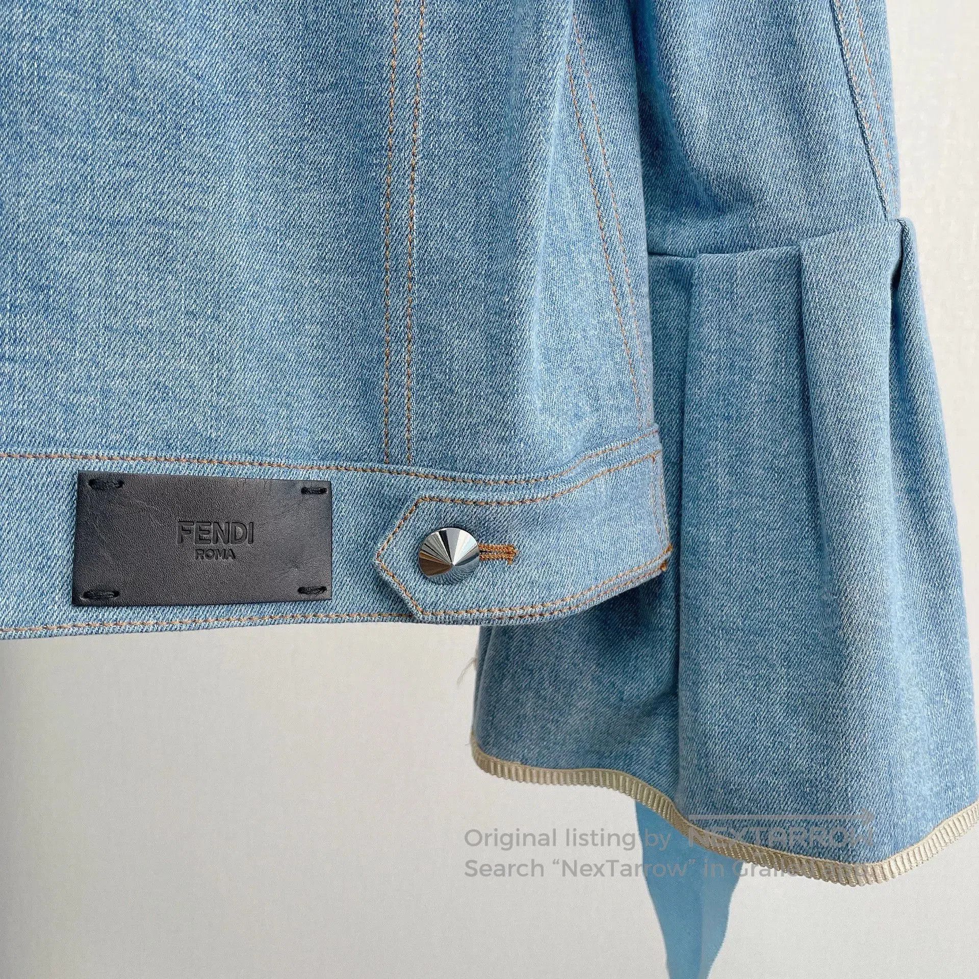 Fendi Fendi Blue Denim Jacket Size 36. Size XS / US 0-2 / IT 36-38 - 4 Thumbnail