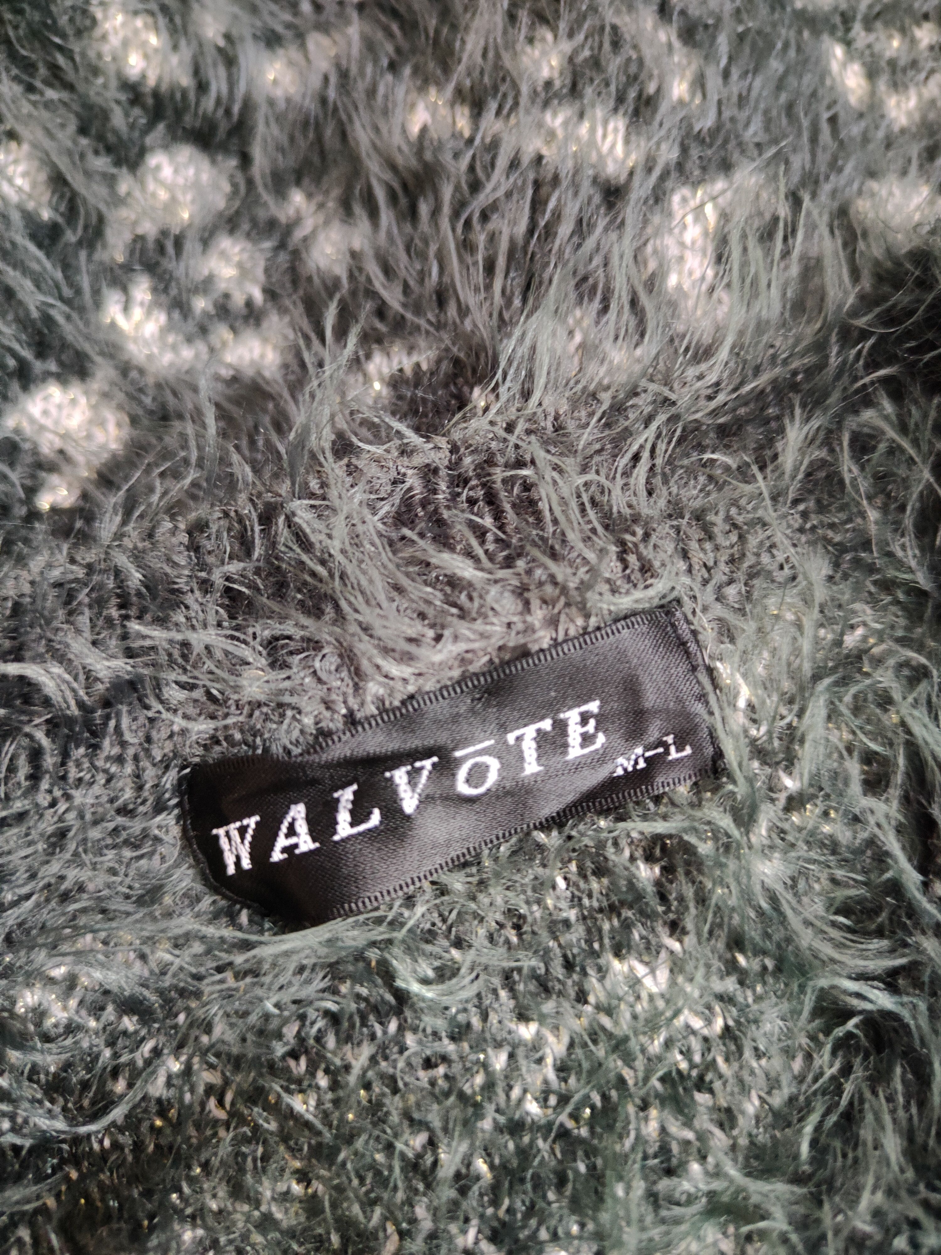 Japanese Brand × Vintage Walvote Olive Fur Mohair Knitwear Cardigan #S2085 Size M / US 6-8 / IT 42-44 - 12 Thumbnail