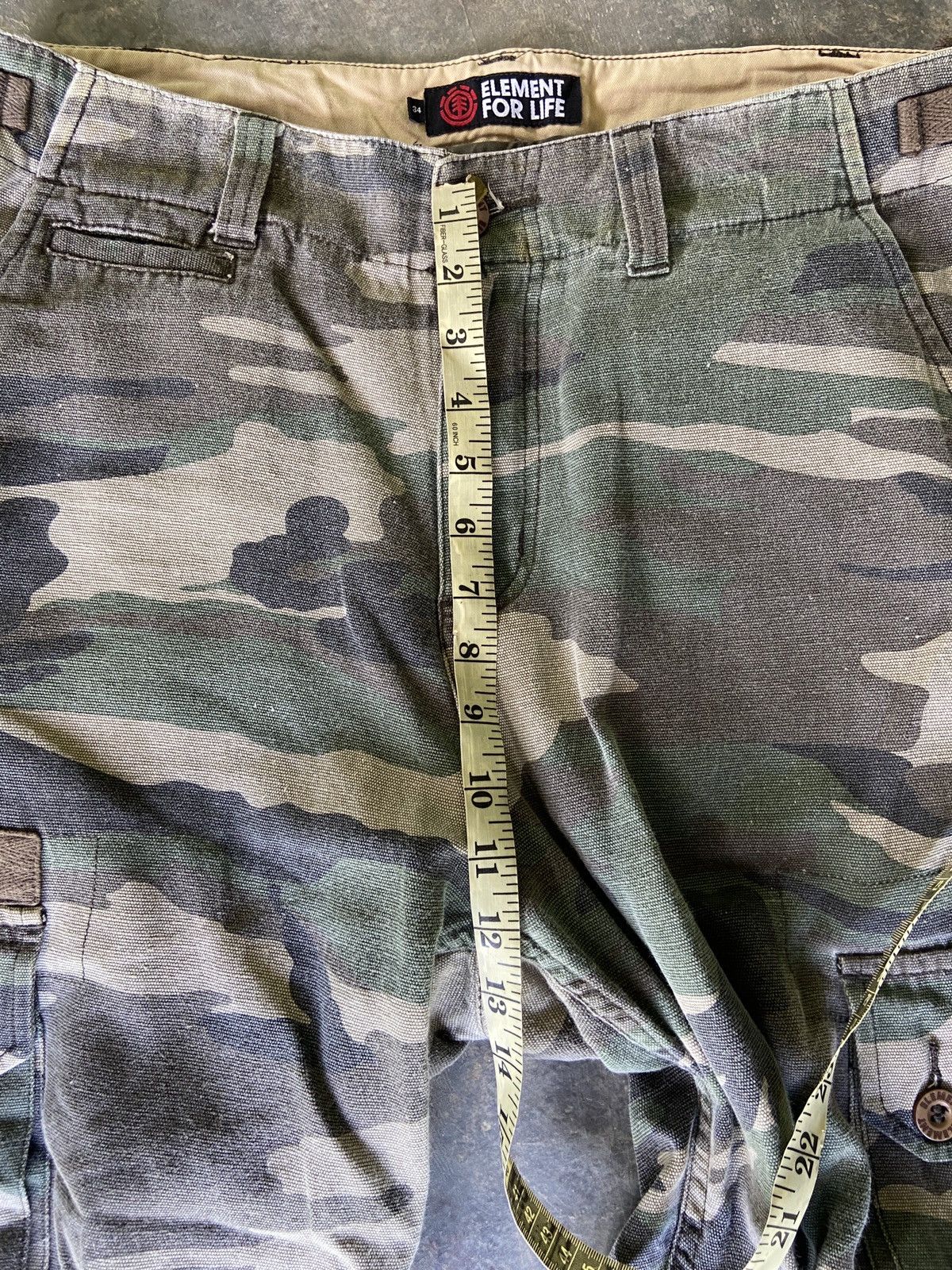 Element × Vintage Baggy Element Military Cargopant Size US 35 - 9 Thumbnail