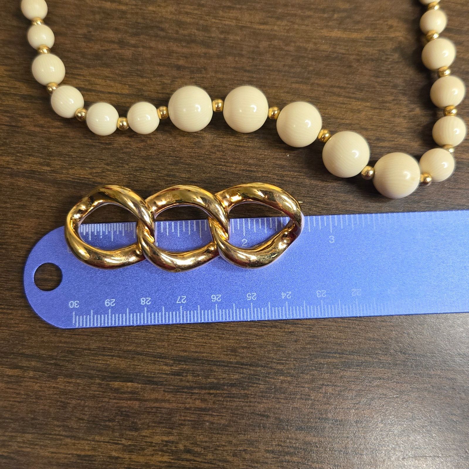 Vintage Vintage Napier Choker Necklace & Mismatched Unsigned Brooch Size ONE SIZE - 9 Thumbnail