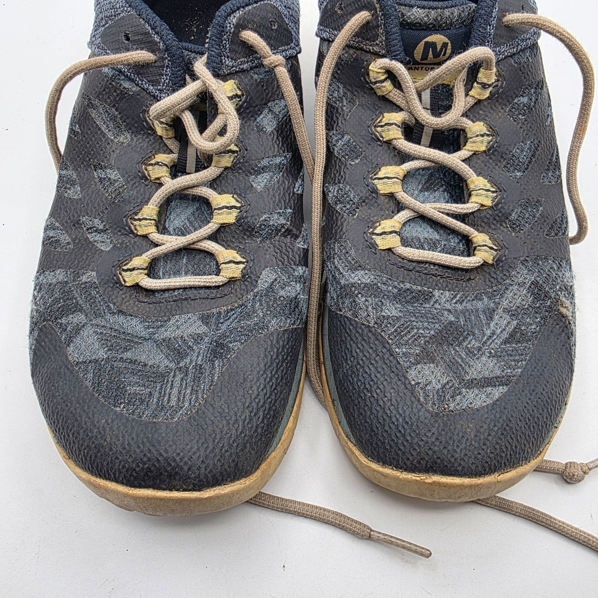 Merrell Merrell Antora 2 Womens Size 7 Gray Blue Yellow Trail Shoes Size US 7 / IT 37 - 10 Thumbnail