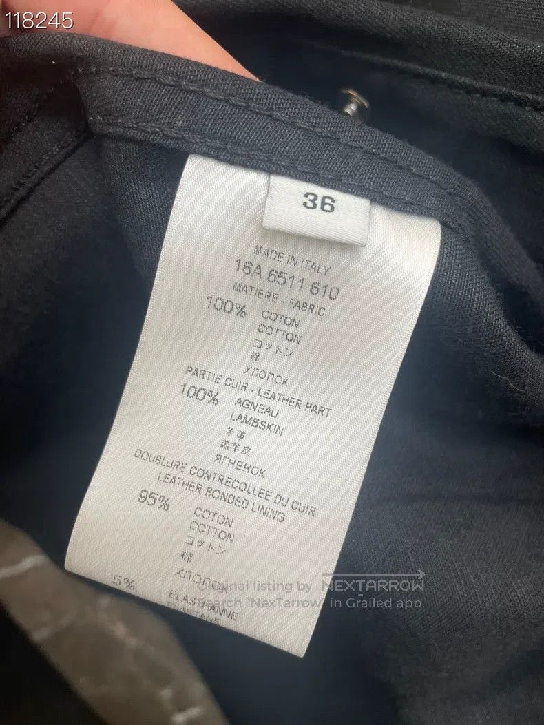 Givenchy Givenchy Size36 Black Patchwork Denim Shirt Jacket Size US M / EU 48-50 / 2 - 4 Thumbnail
