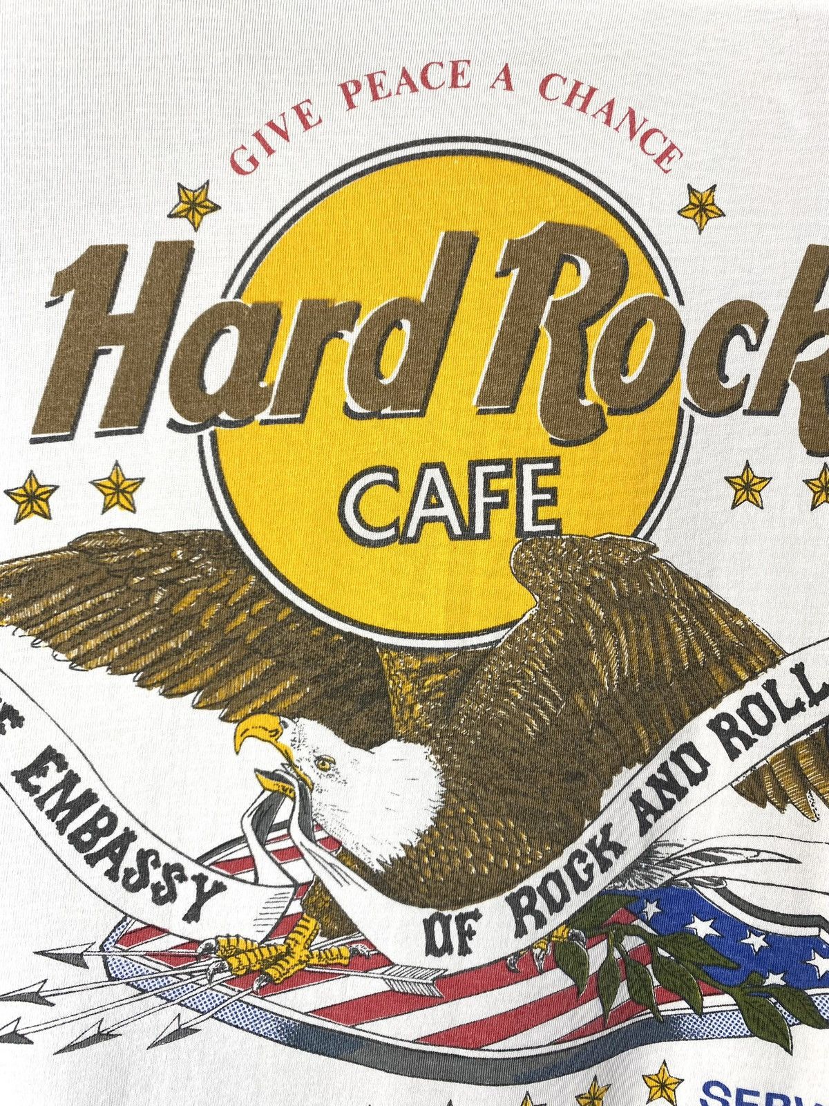 Hard Rock Cafe Vintage 80-90’s Hard Rock Cafe Ayia Napa TShirt Size US L / EU 52-54 / 3 - 7 Thumbnail