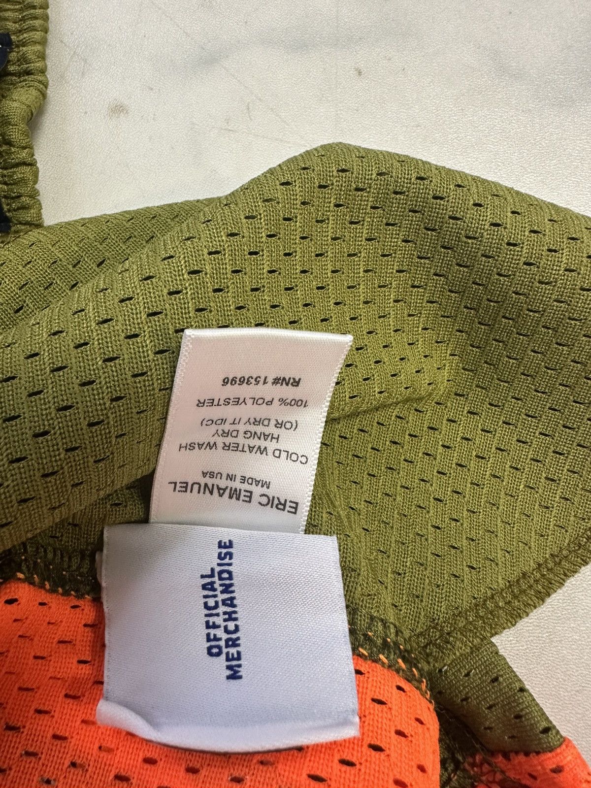 Eric Emanuel Eric Emanuel EE Shorts ‘Green/Orange Lightning’ Size US 32 / EU 48 - 5 Thumbnail
