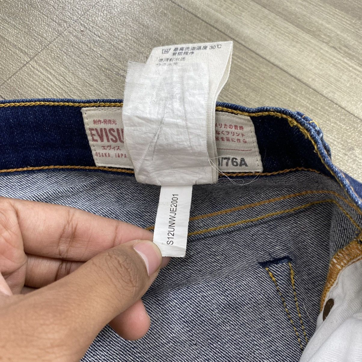 Evisu 2000s Vintage Evisu Daicock Big Logo Japan Denim Jeans Y2K Size US 28 / EU 44 - 11 Thumbnail