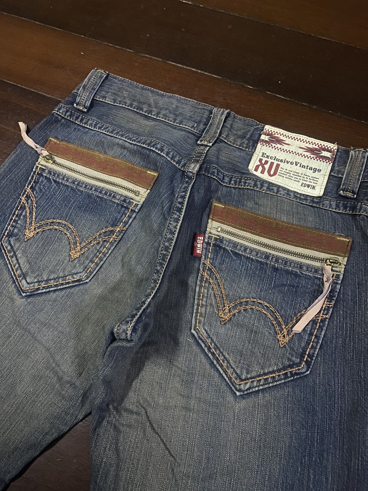 Edwin Fire 🔥 EDWIN EXCLUSIVE VINTAGE dirty mud wash Size US 34 / EU 50 - 14 Thumbnail